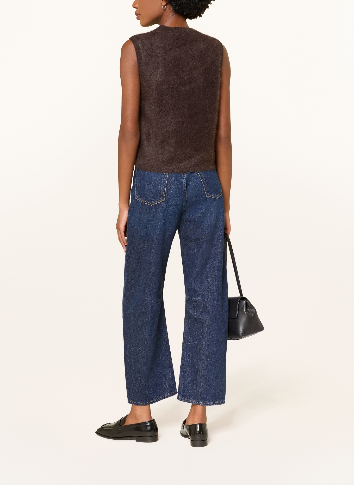 COS Strickweste aus Cashmere: DUNKELBRAUN