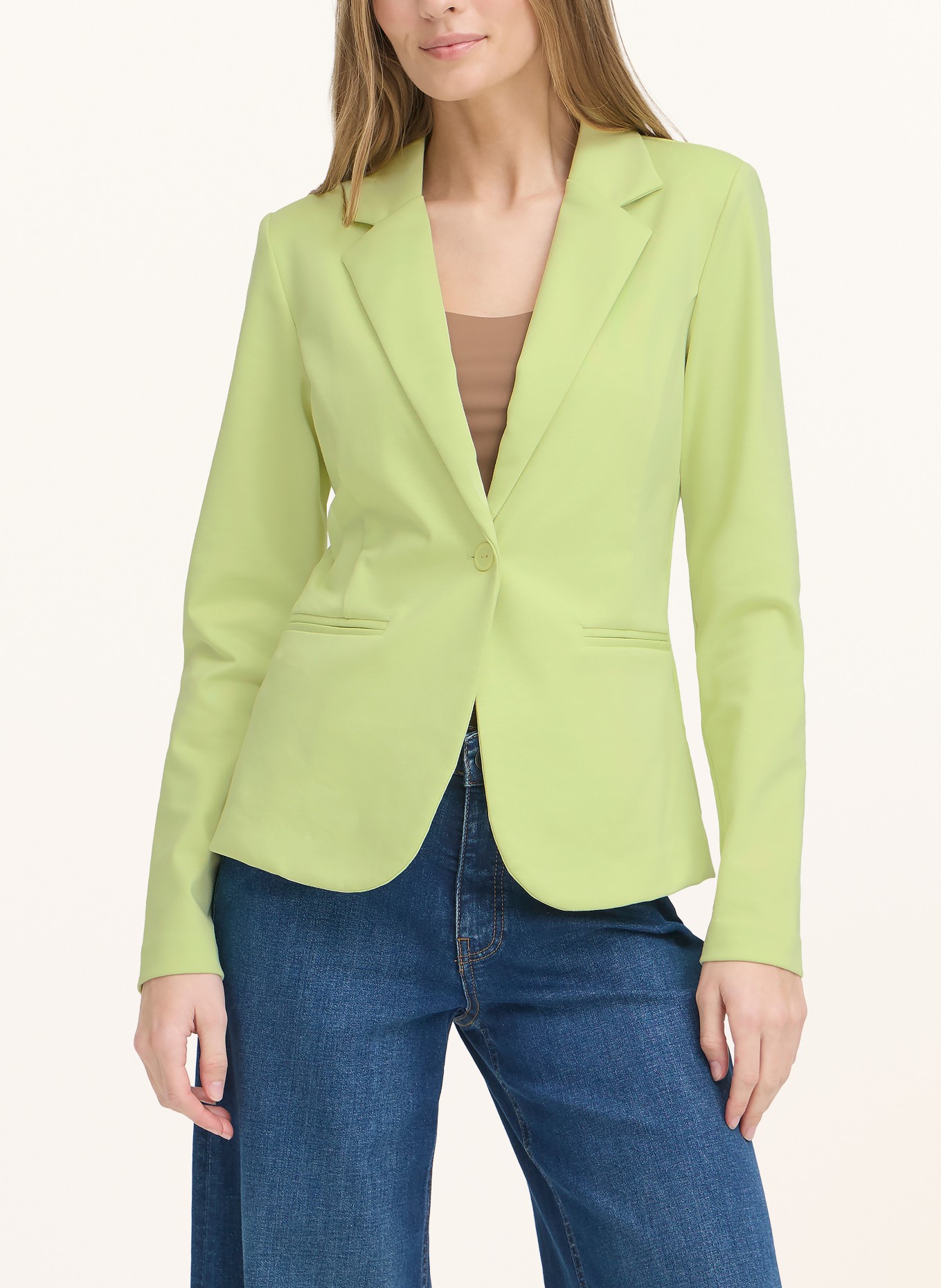 ICHI Žerzejový blejzr IHKATE: SVĚTLE ZELENÁ