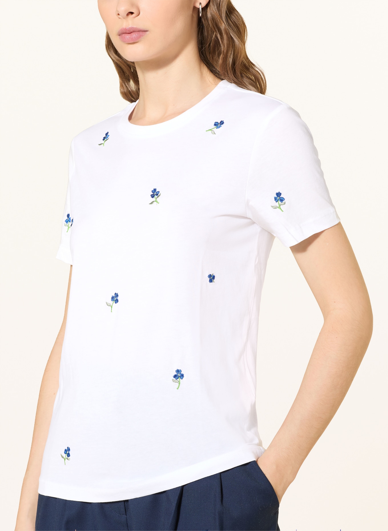 ONLY Tričko: BÍLÁ / ZELENÁ / MODRÁ