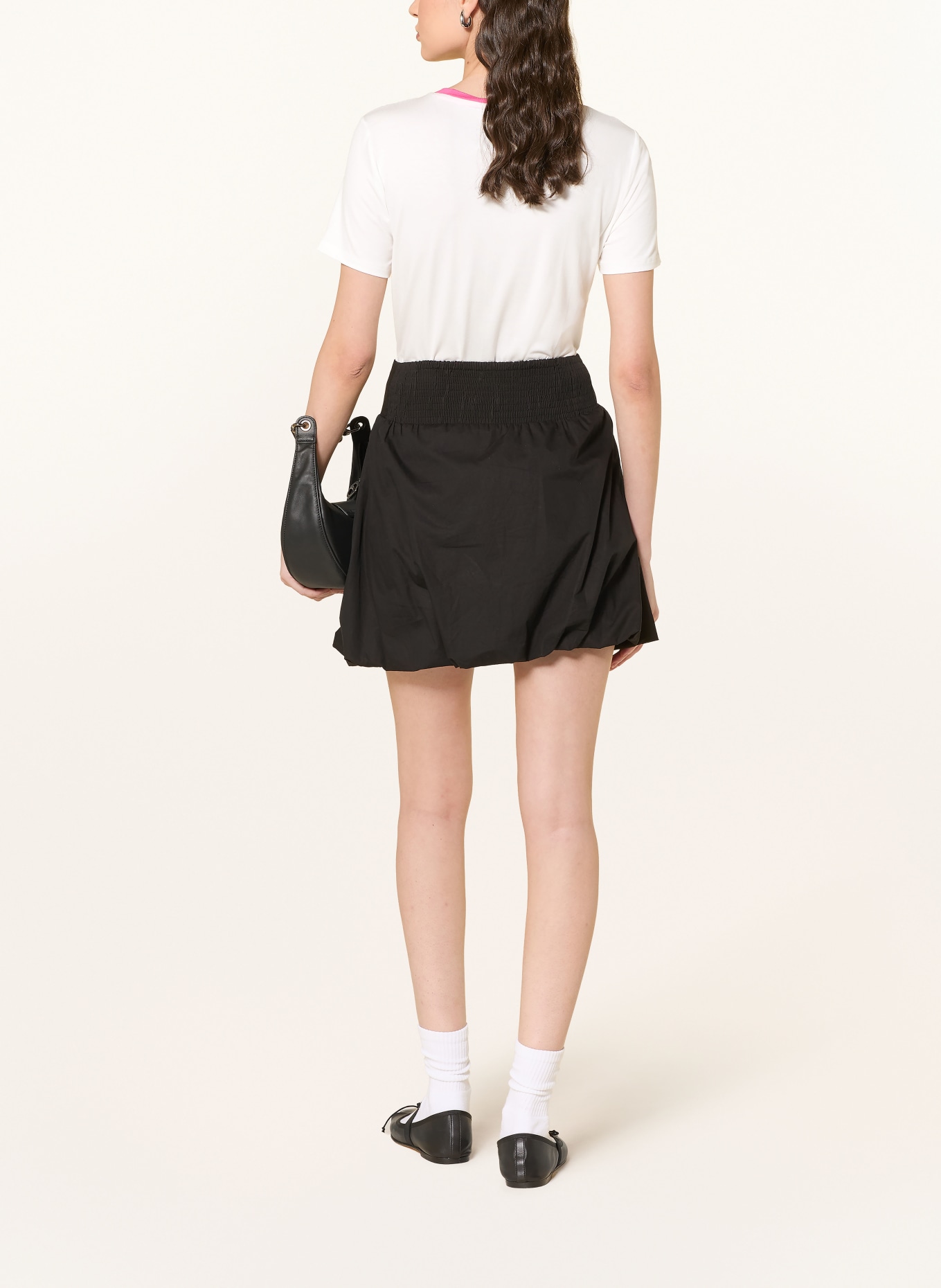 ONLY T-shirt: WHITE / PINK