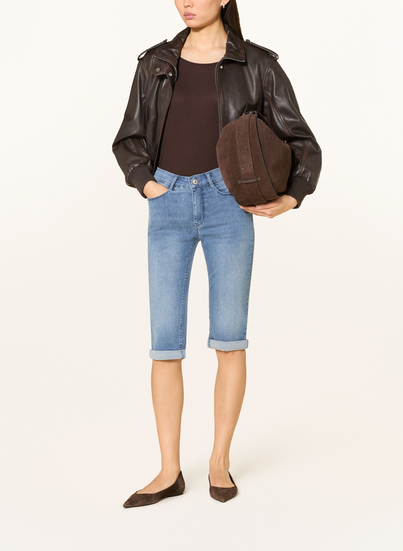 MAC 3/4-jeans DREAM SUN: BLAUW