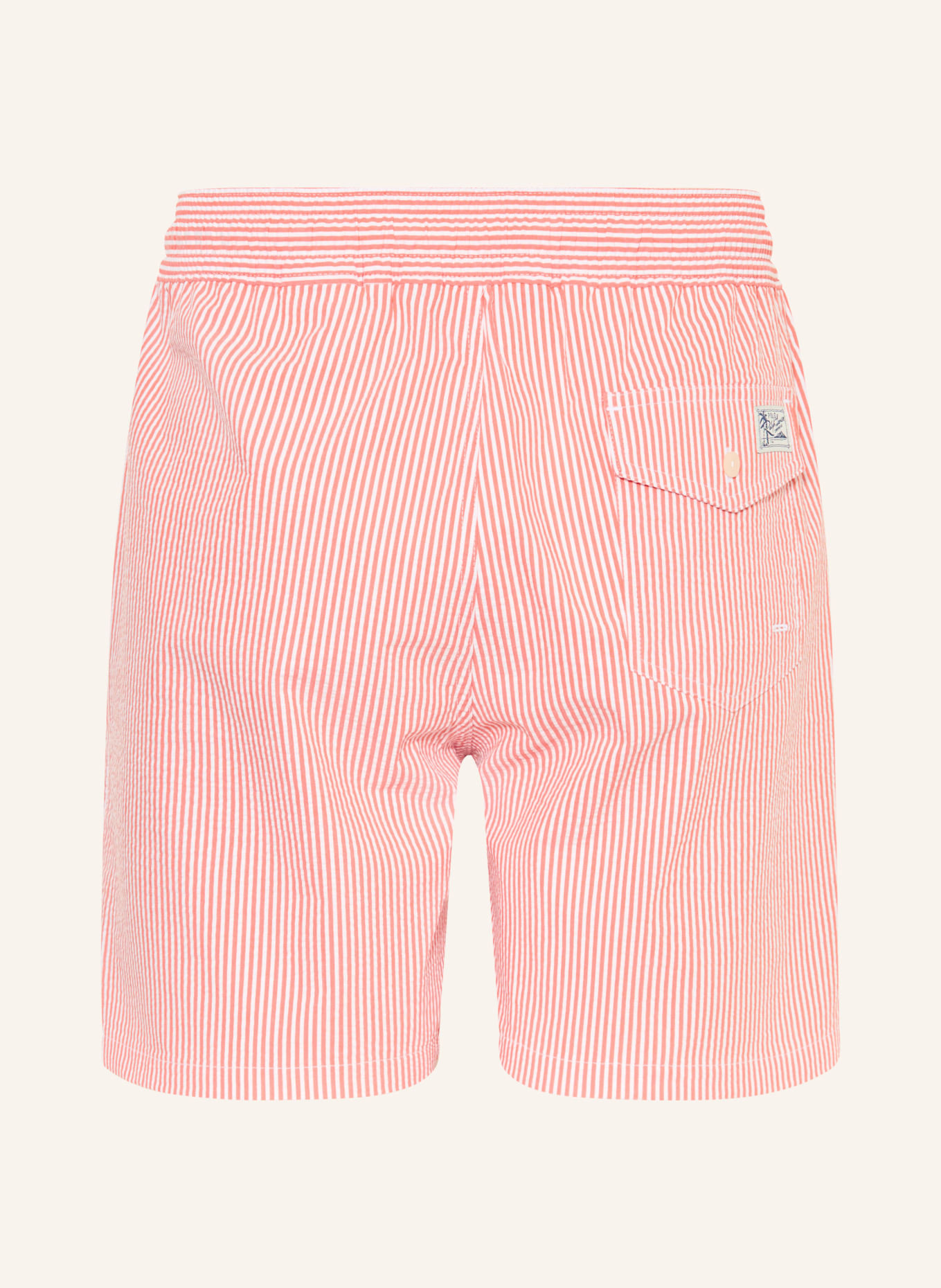 POLO RALPH LAUREN Badeshorts: PINK / WEISS