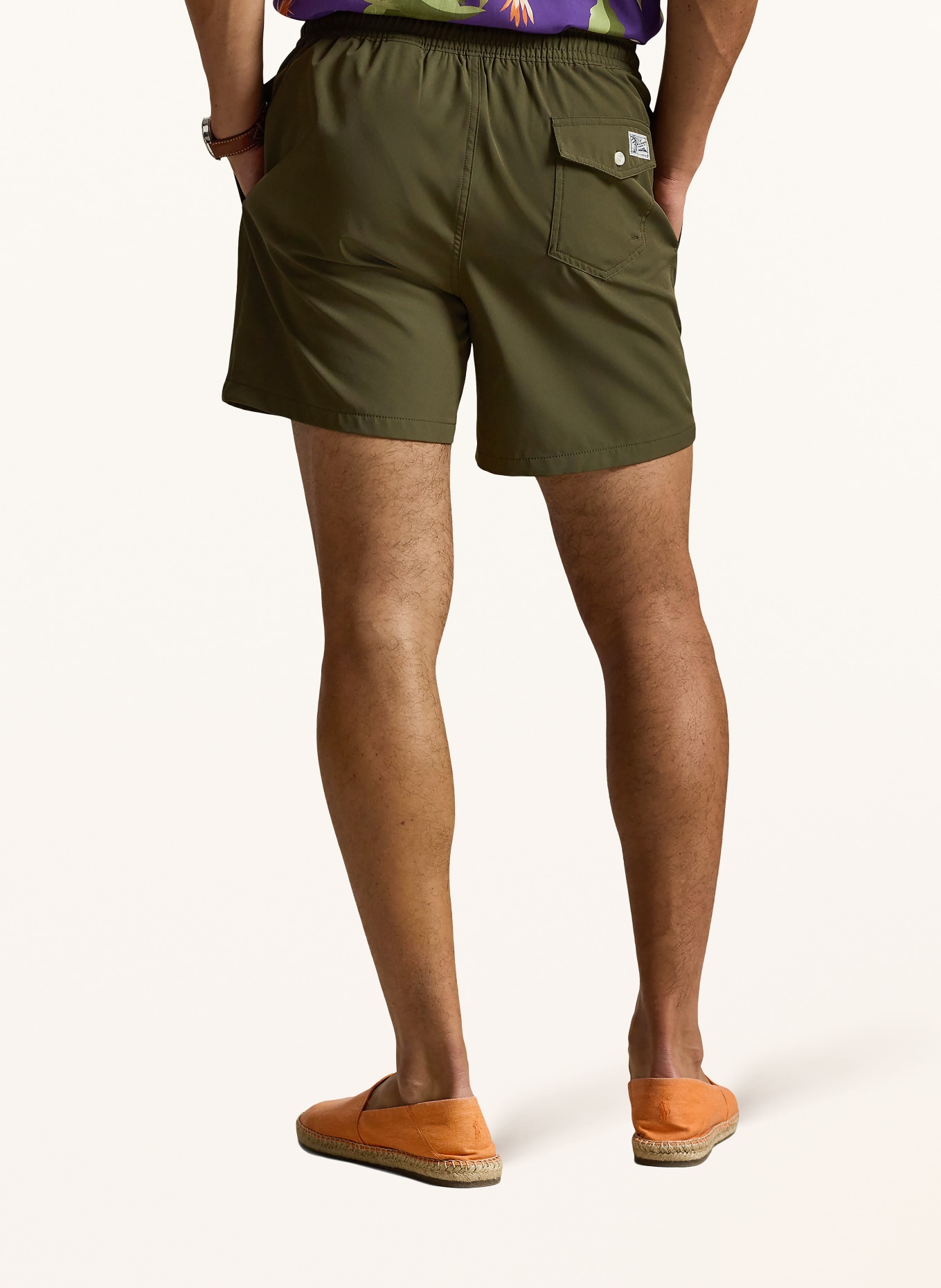 POLO RALPH LAUREN short de bain: OLIVE