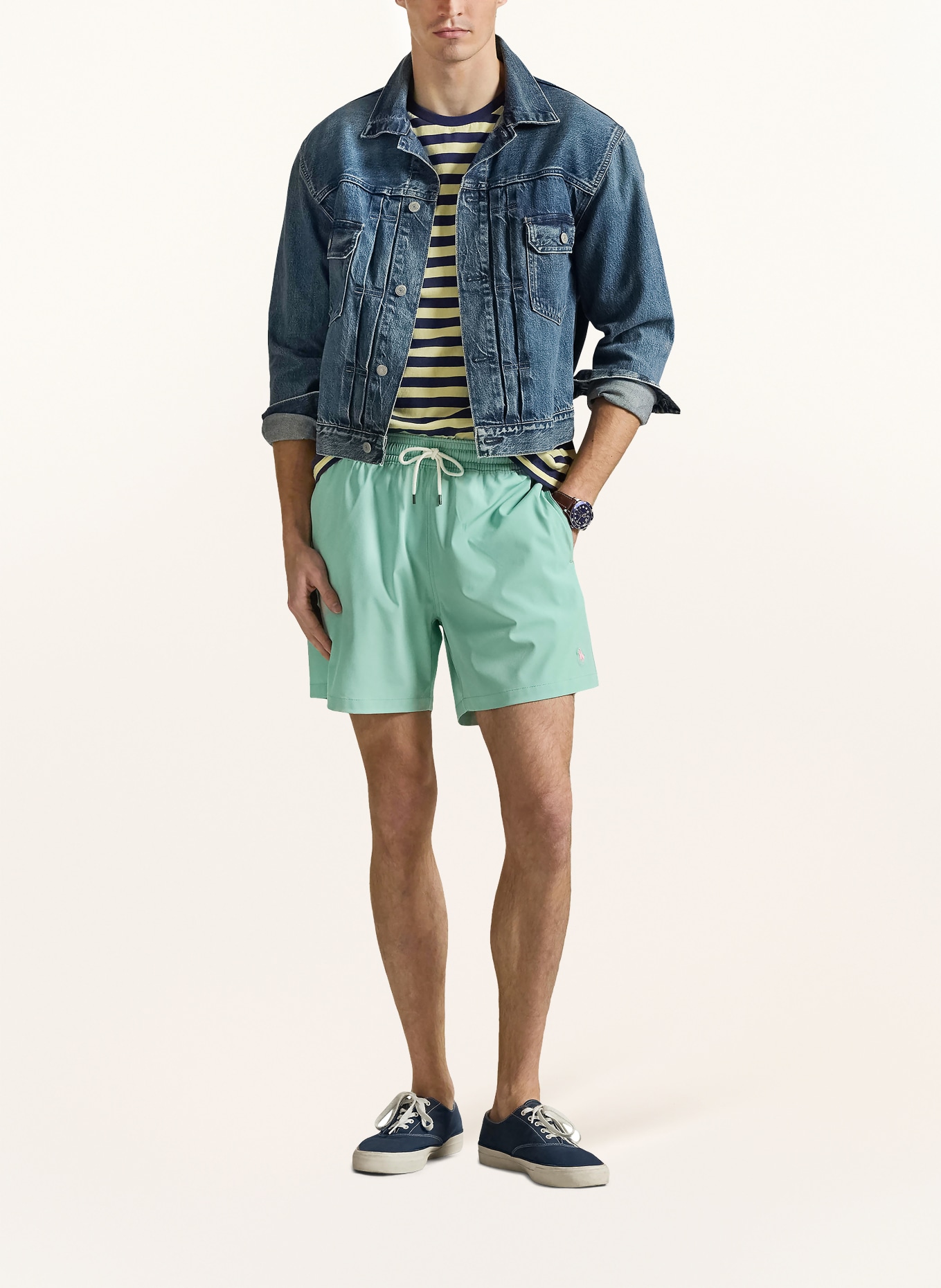 POLO RALPH LAUREN short de bain: TURQUOISE