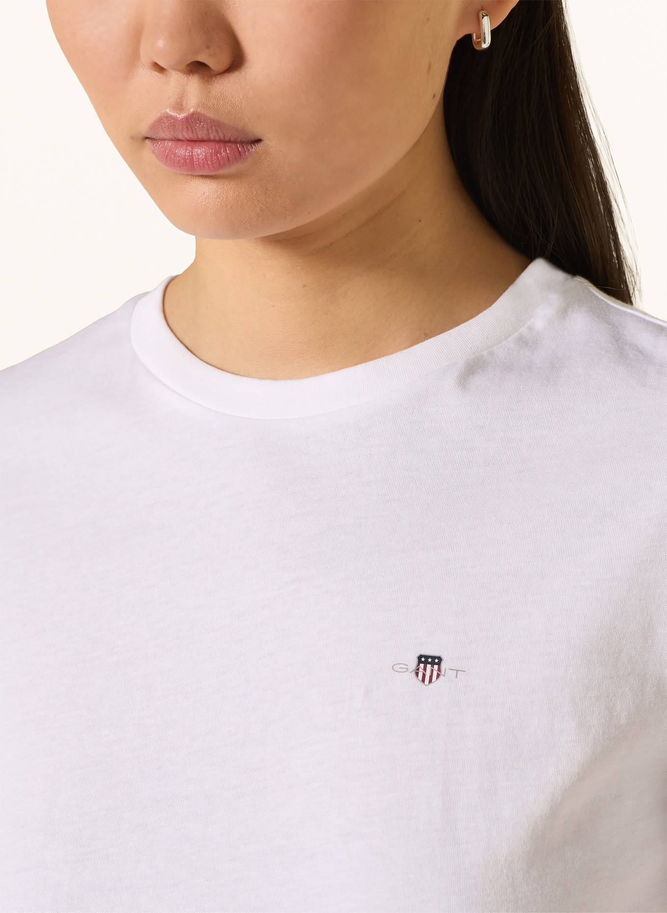 GANT T-Shirt: WEISS