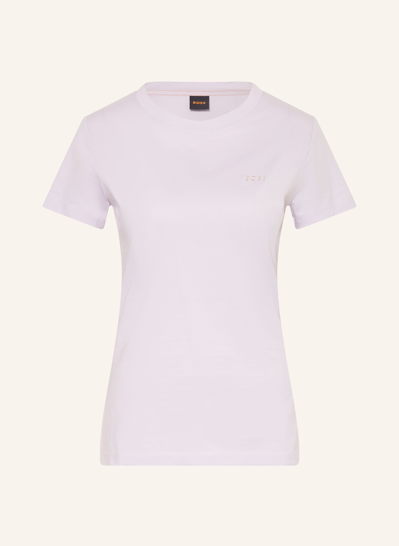 BOSS Tričko ESOGO: SVĚTLE FIALOVÁ