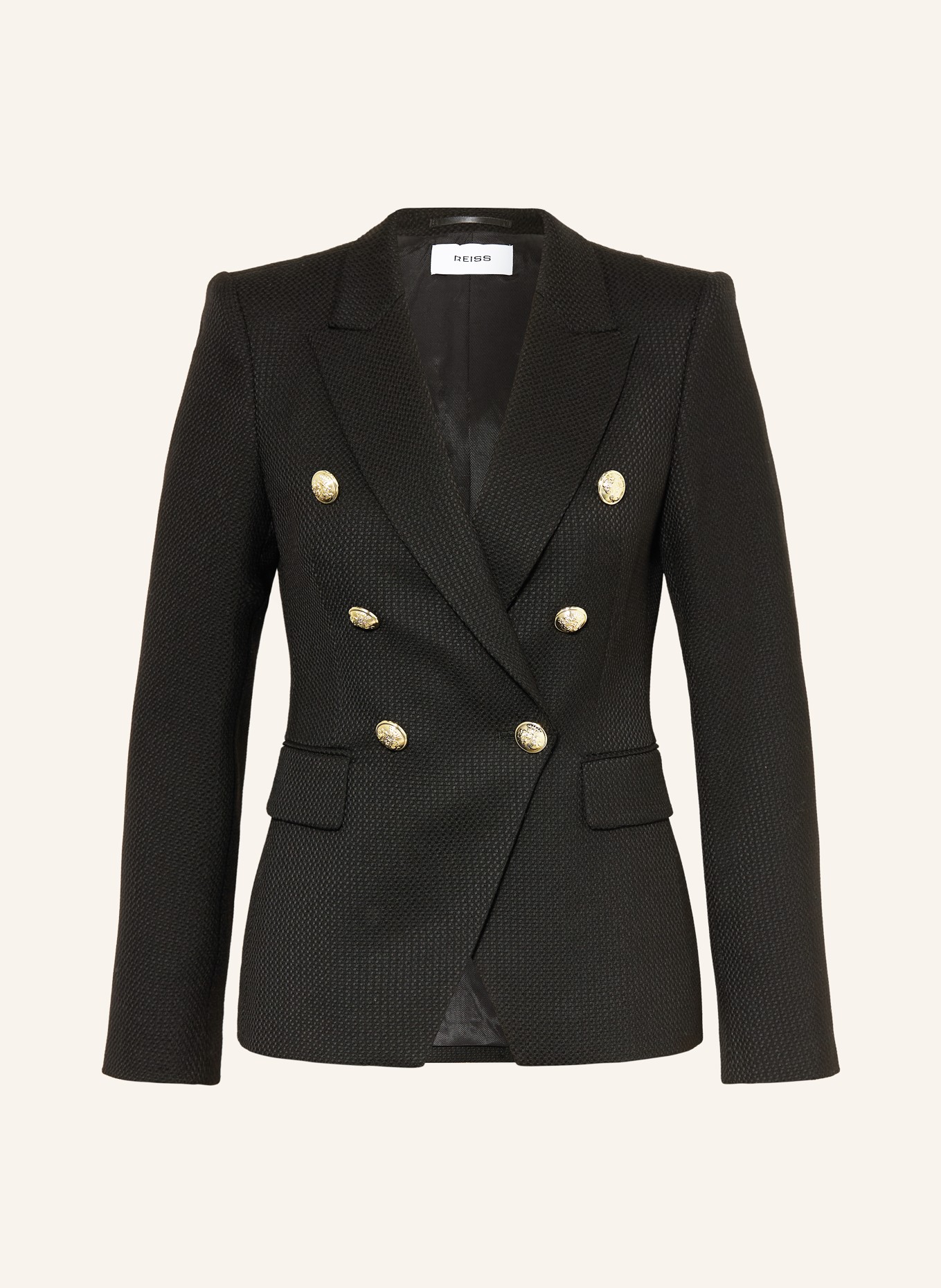 REISS Blazer TALLY: SCHWARZ