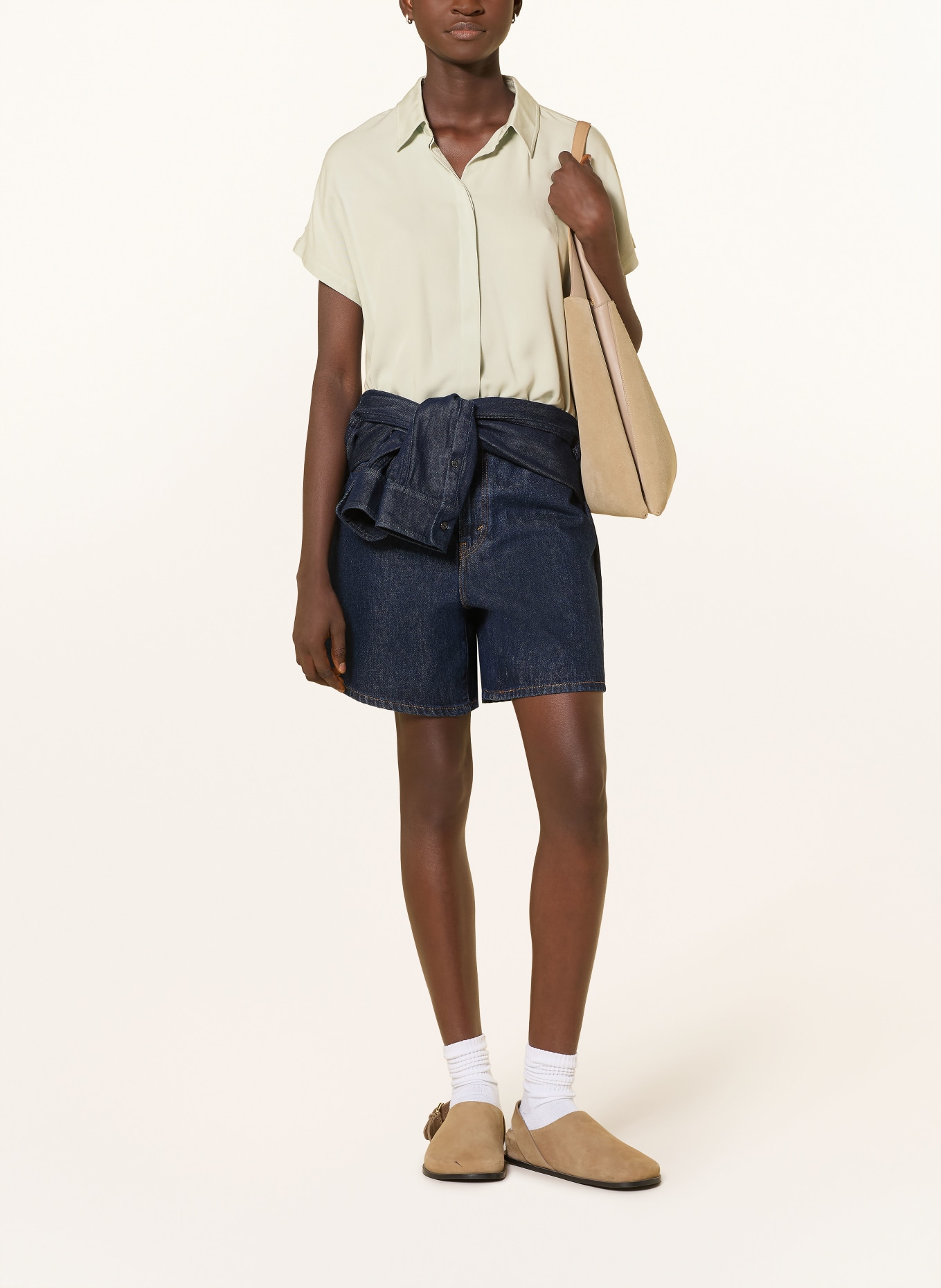 ARMEDANGELS Overhemdblouse LARISAANA: LICHTGROEN