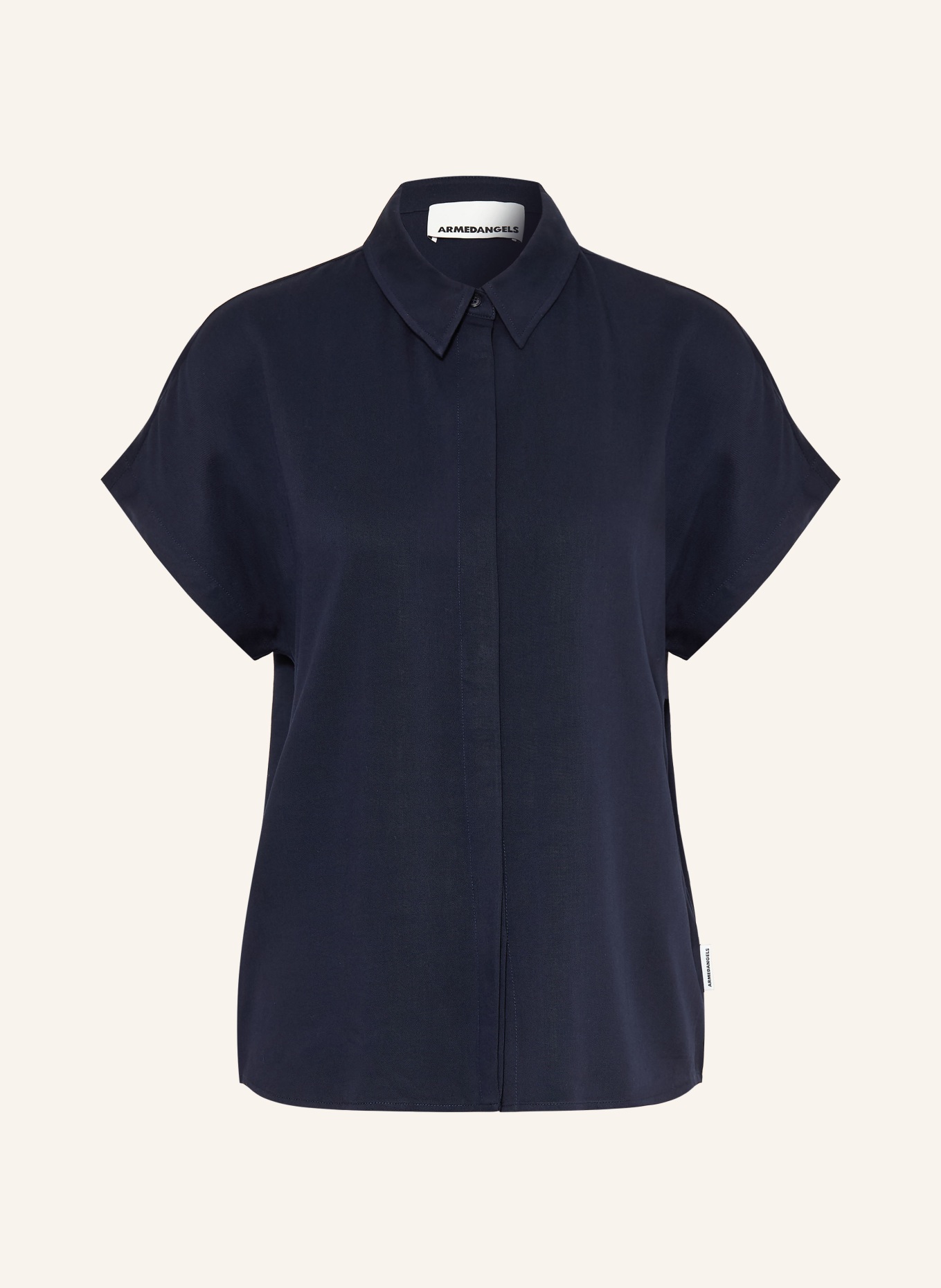 ARMEDANGELS Hemdbluse LARISAANA: DUNKELBLAU