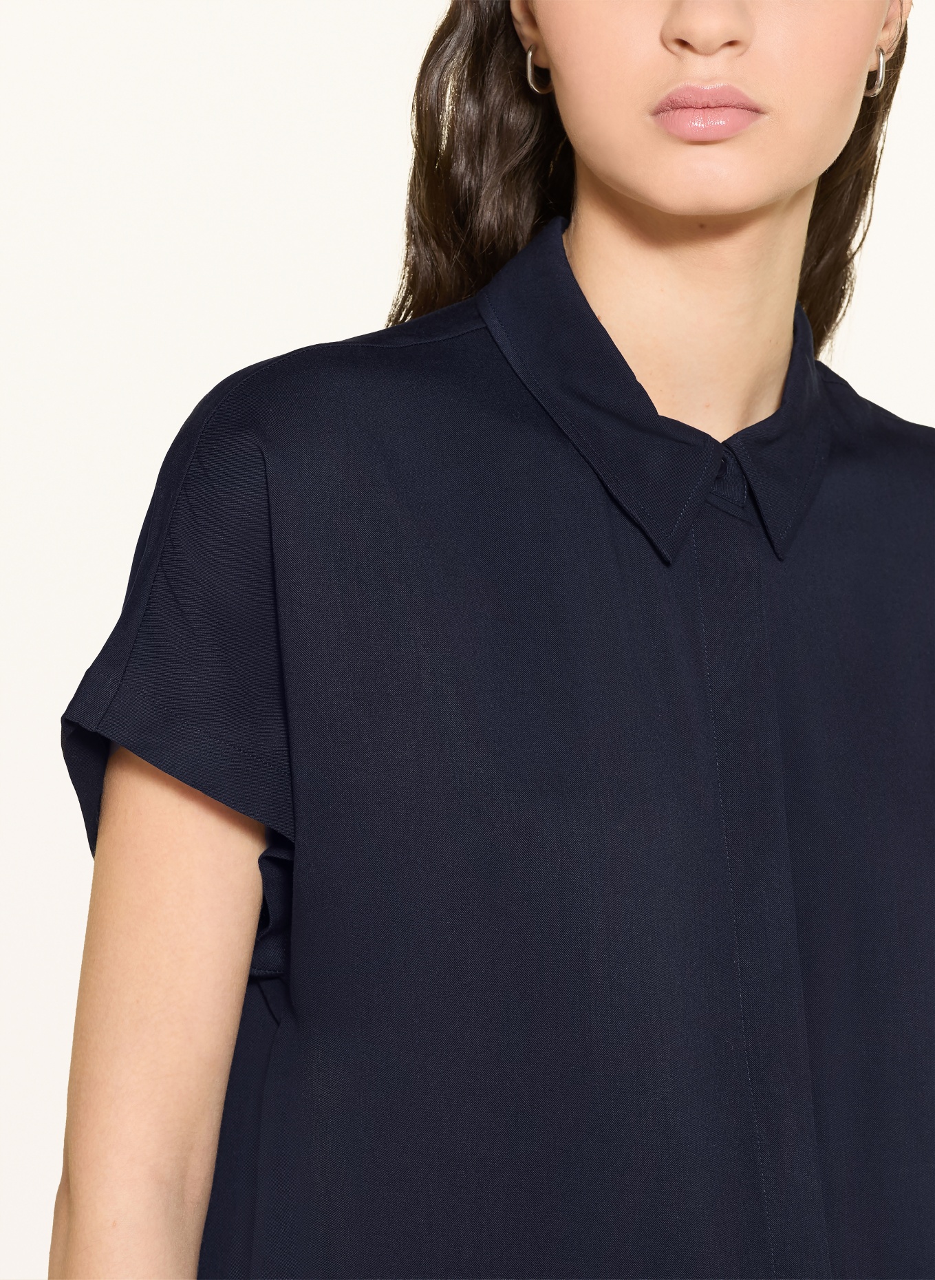 ARMEDANGELS Hemdbluse LARISAANA: DUNKELBLAU