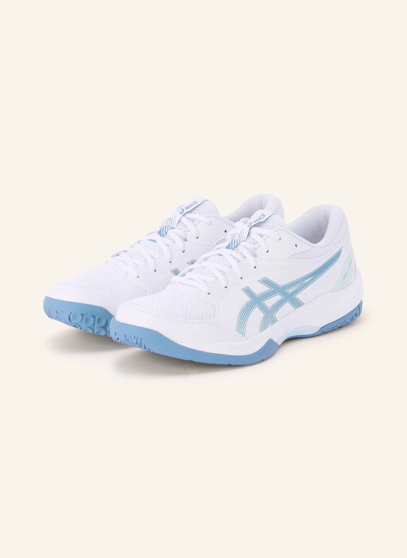 ASICS GEL-TASK 4 indoor shoes: WHITE / LIGHT BLUE / BLUE