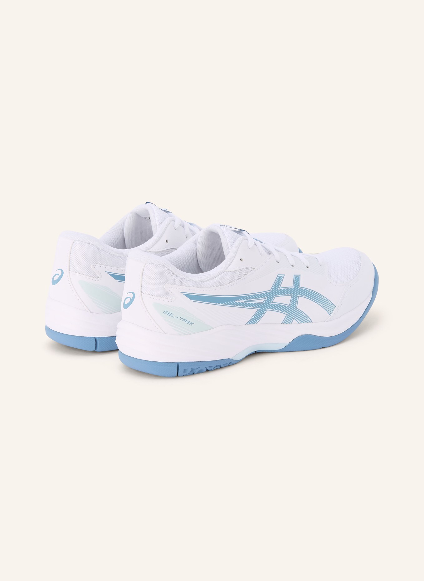 ASICS GEL-TASK 4 indoor shoes: WHITE / LIGHT BLUE / BLUE