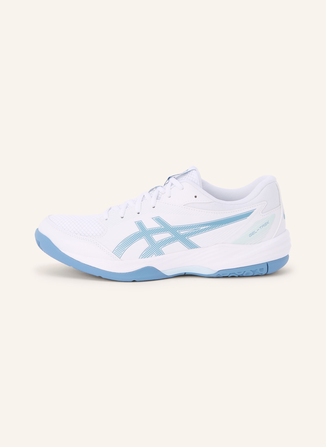 ASICS GEL-TASK 4 indoor shoes: WHITE / LIGHT BLUE / BLUE