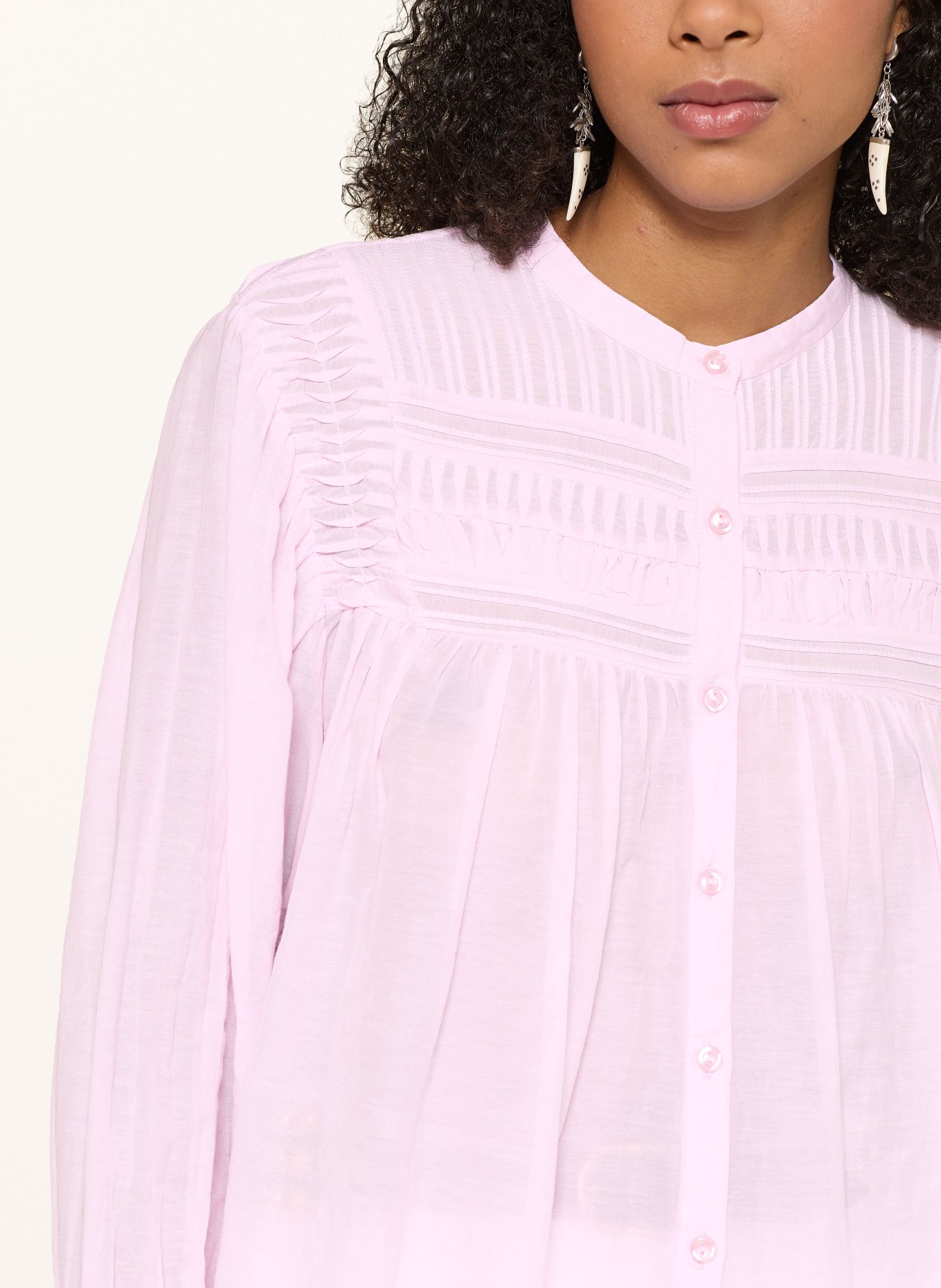 MARANT ÉTOILE Bluzka PLALIA: MOCNORÓŻOWY