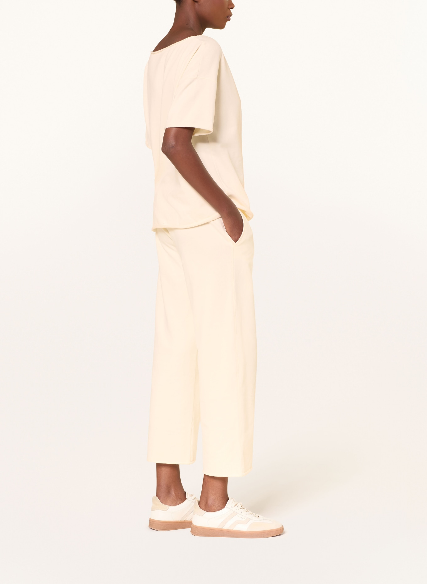 Juvia 7/8 sweatpants MERLE: CREAM