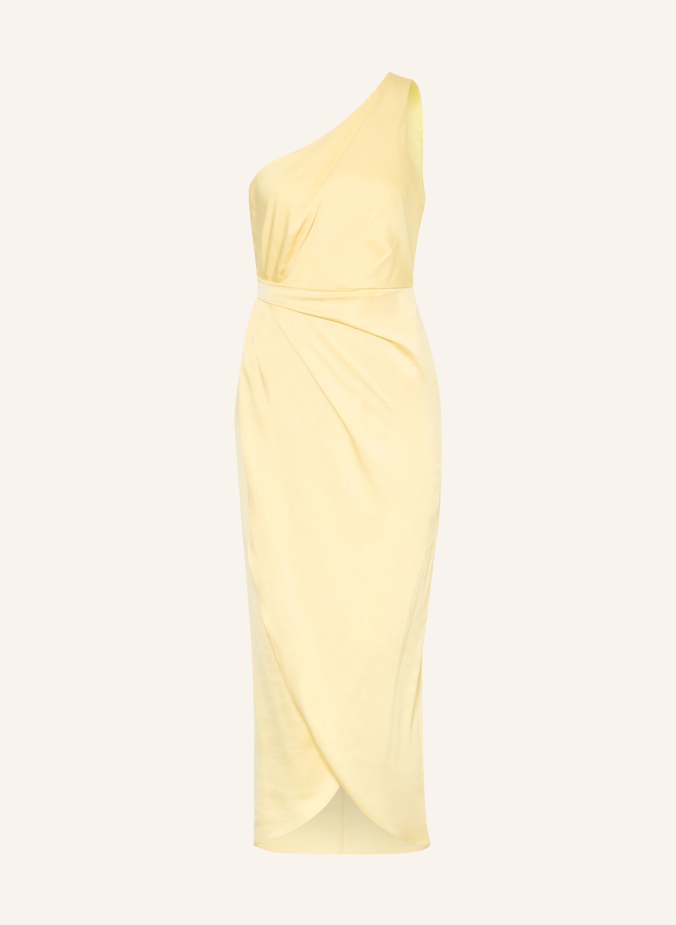 V by Vera Mont robe en satin: JAUNE CLAIR
