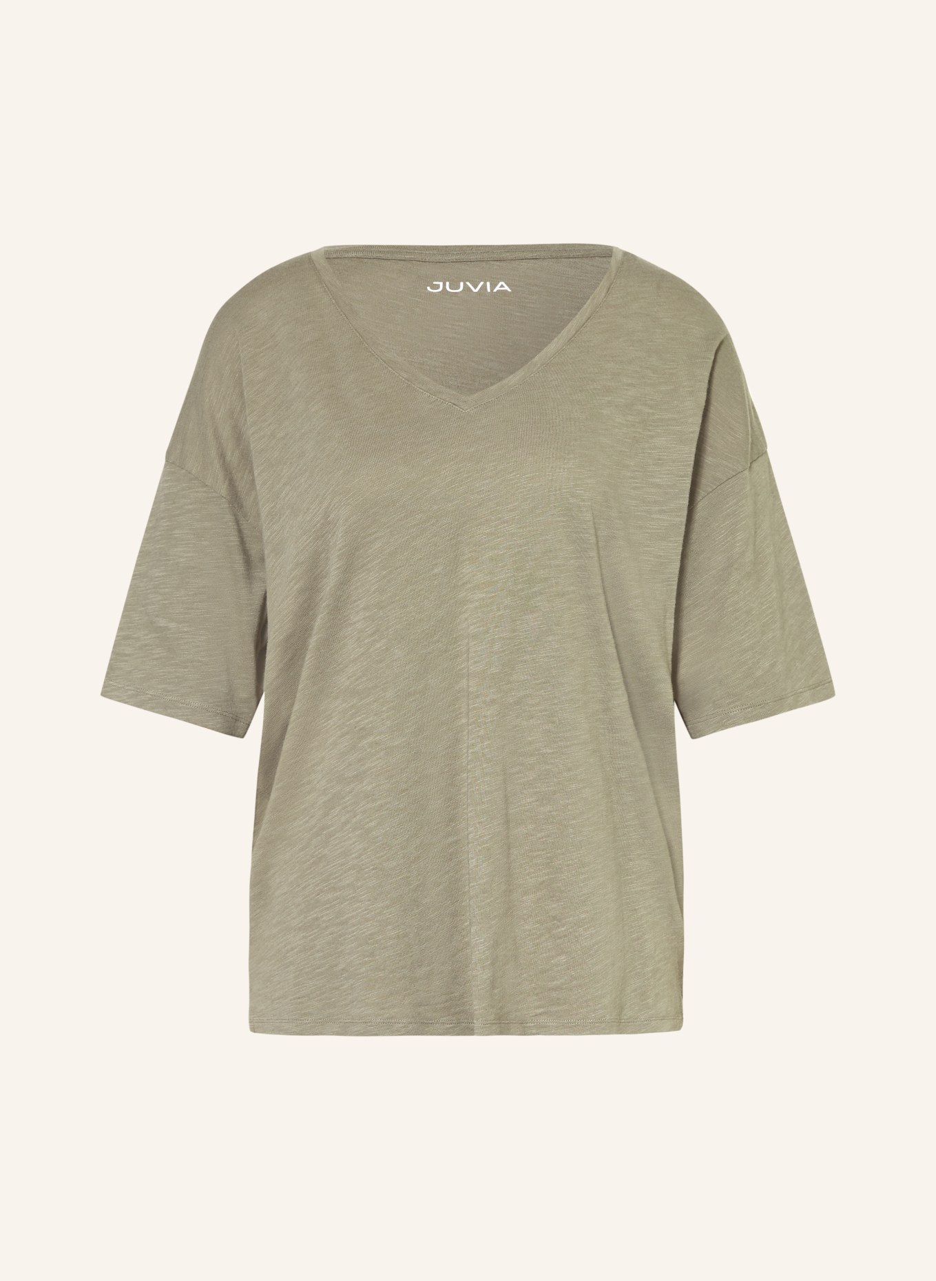 Juvia Oversized tričko DANA: OLIVOVÁ