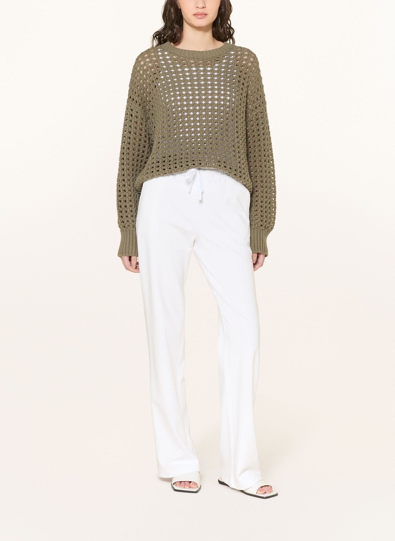 Juvia ELNA sweatpants: WHITE