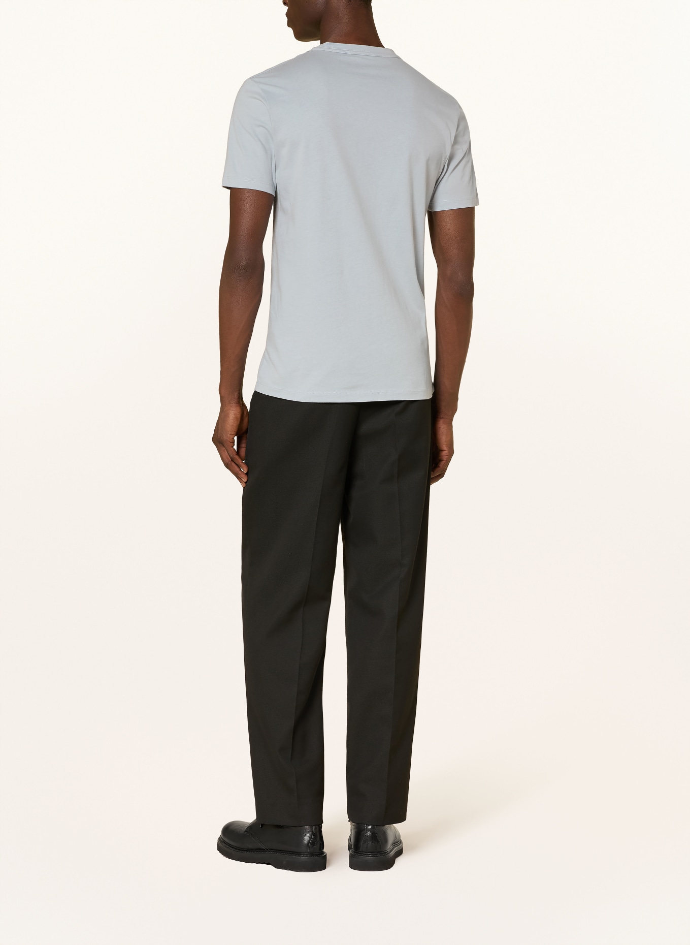 ALLSAINTS Tričko BRACE: TMAVĚ MODRÁ