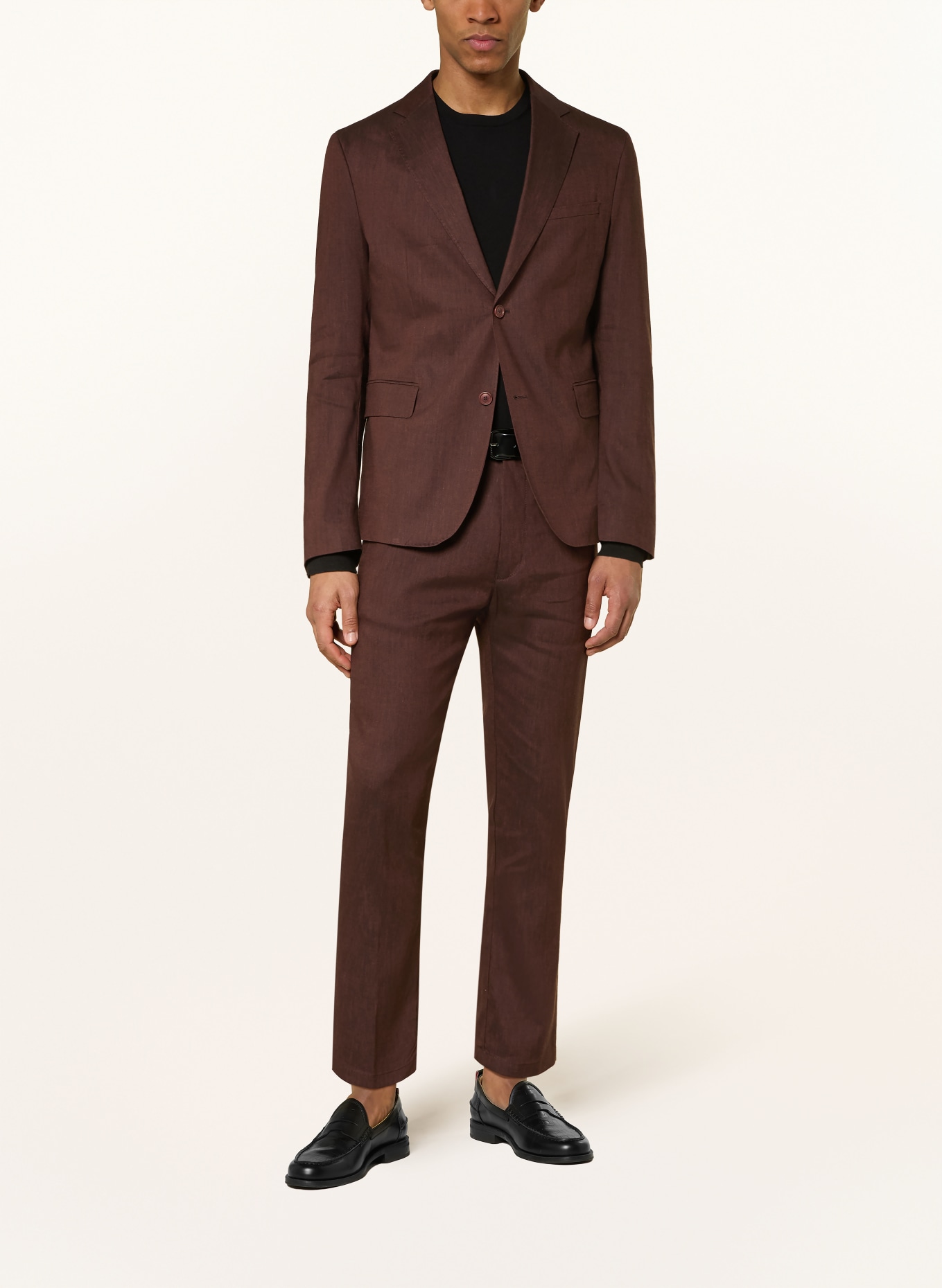 DRYKORN Anzugsakko YAMES Slim Fit mit Leinen: 5010 rot