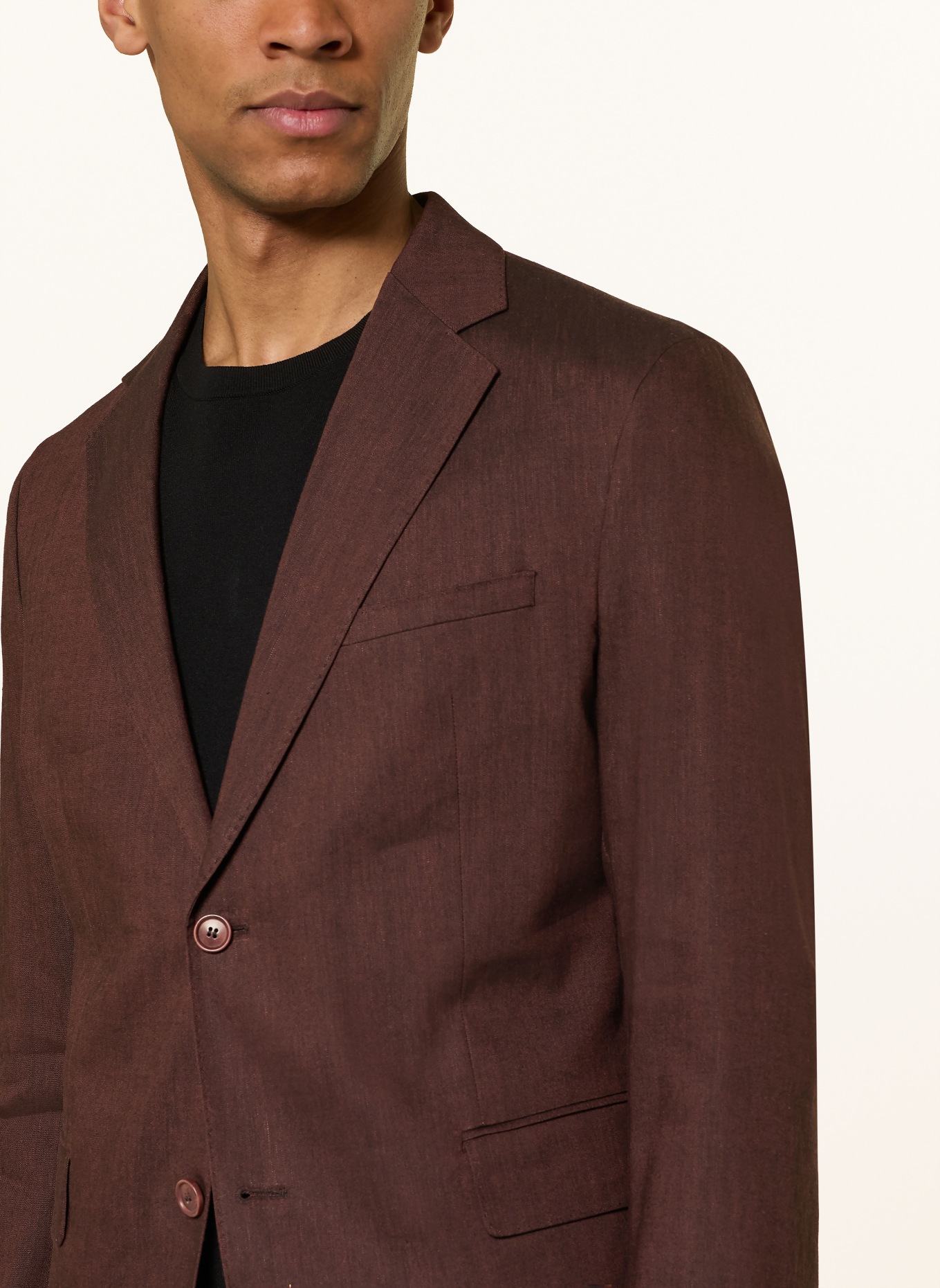 DRYKORN Anzugsakko YAMES Slim Fit mit Leinen: 5010 rot