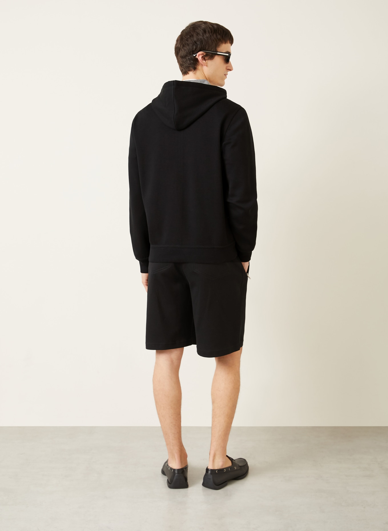 BRUNELLO CUCINELLI Sweatjacke: SCHWARZ / GRAU