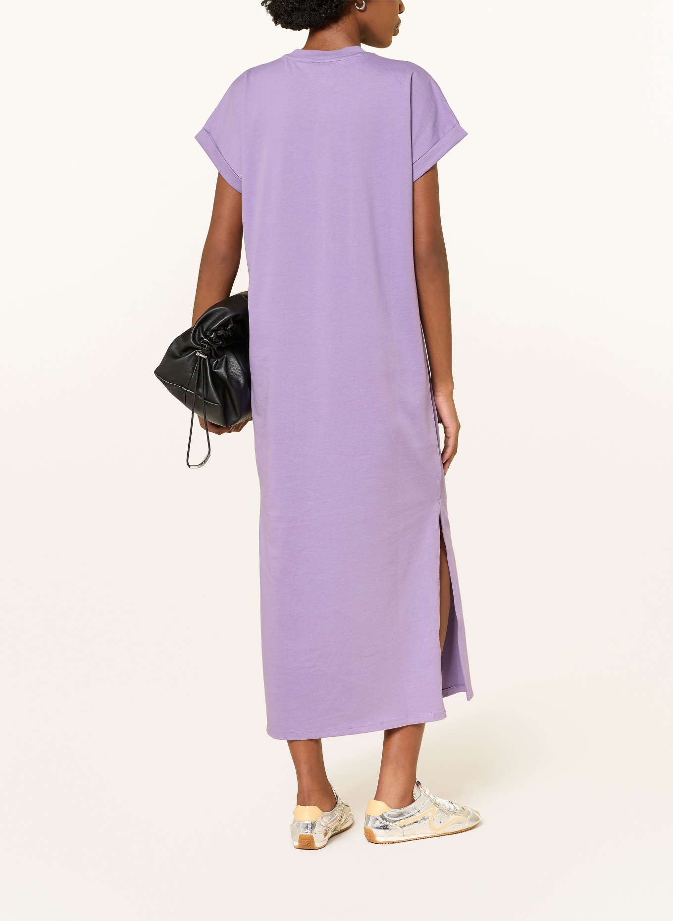 HUGO Šaty NALLE: SVĚTLE FIALOVÁ