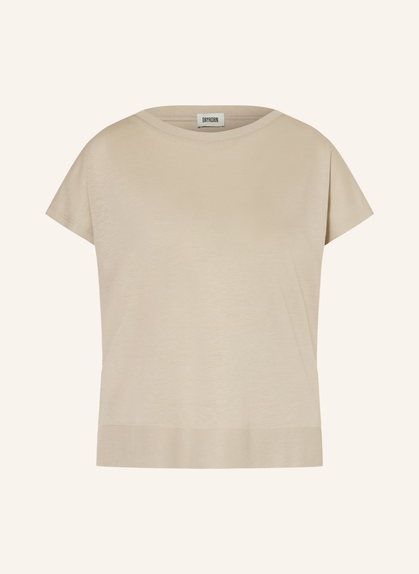 DRYKORN Tričko VANOPE: BÉŽOVÁ