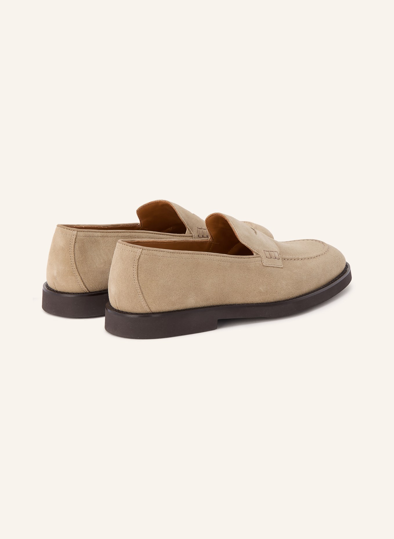 DOUCAL'S Penny-Loafer: HELLBRAUN