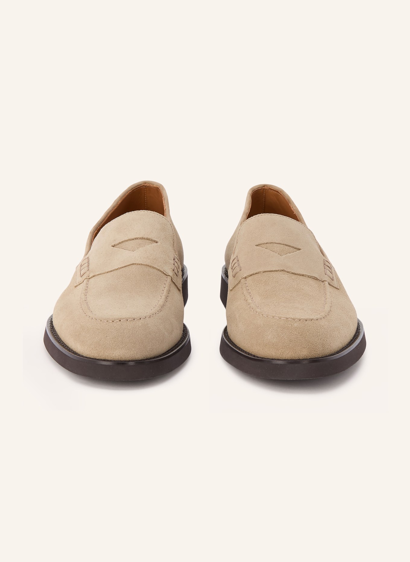 DOUCAL'S Penny-Loafer: HELLBRAUN