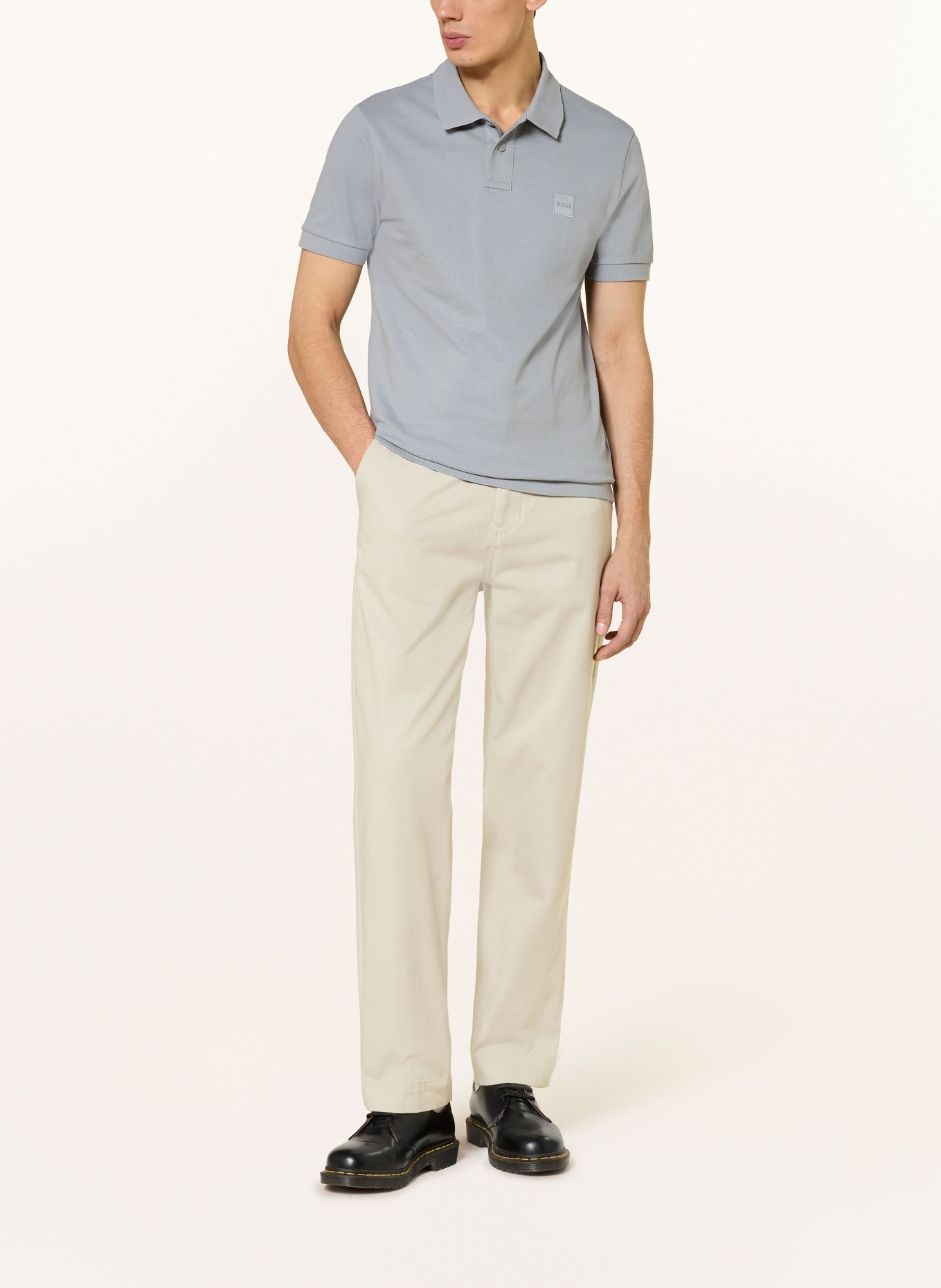 BOSS Jersey-Poloshirt PASSENGER: GRAU