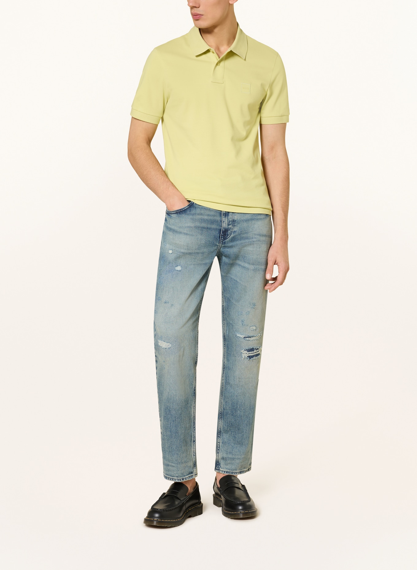 BOSS Jersey-Poloshirt PASSENGER: GELB