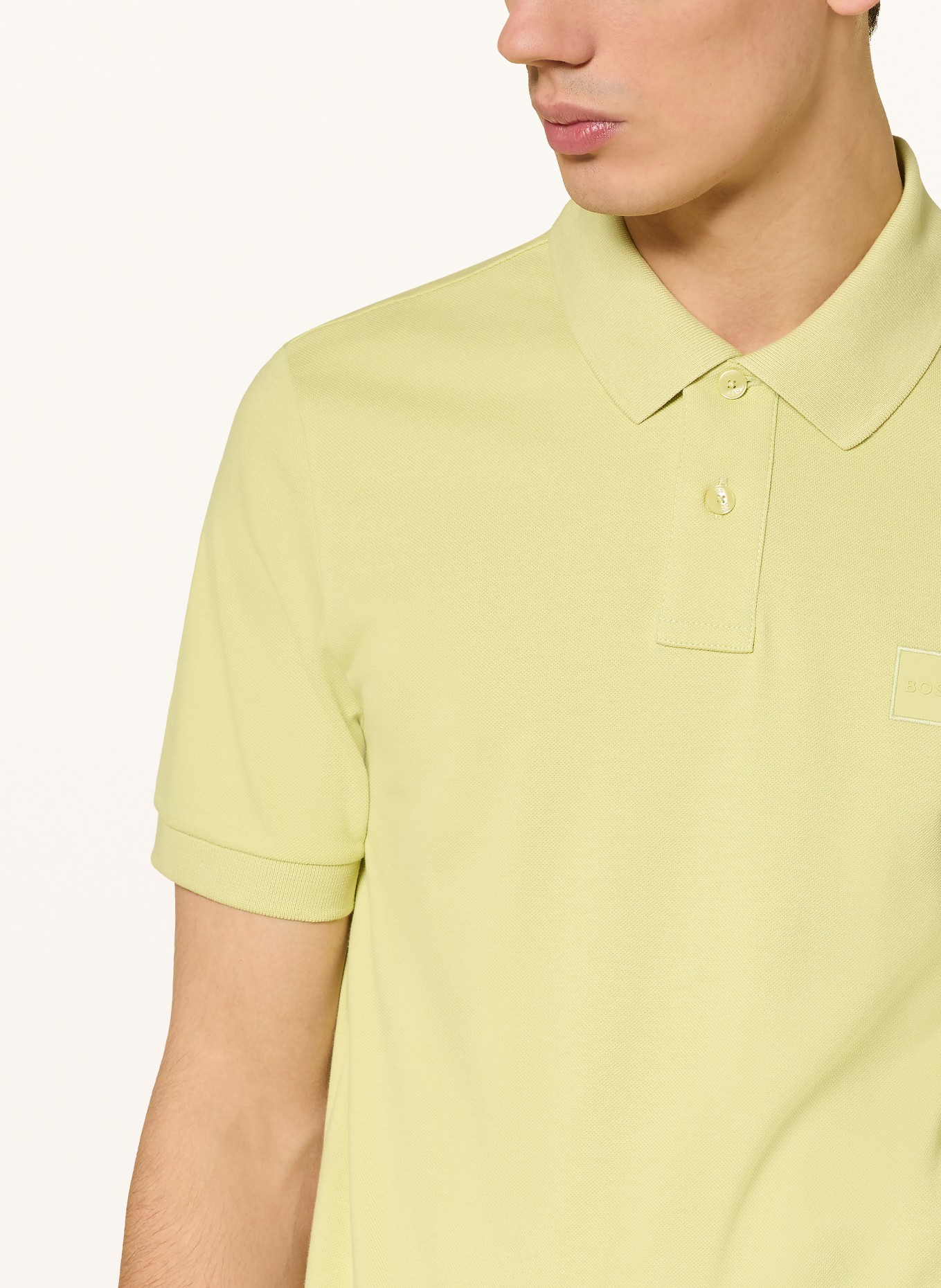 BOSS Jersey-Poloshirt PASSENGER: GELB