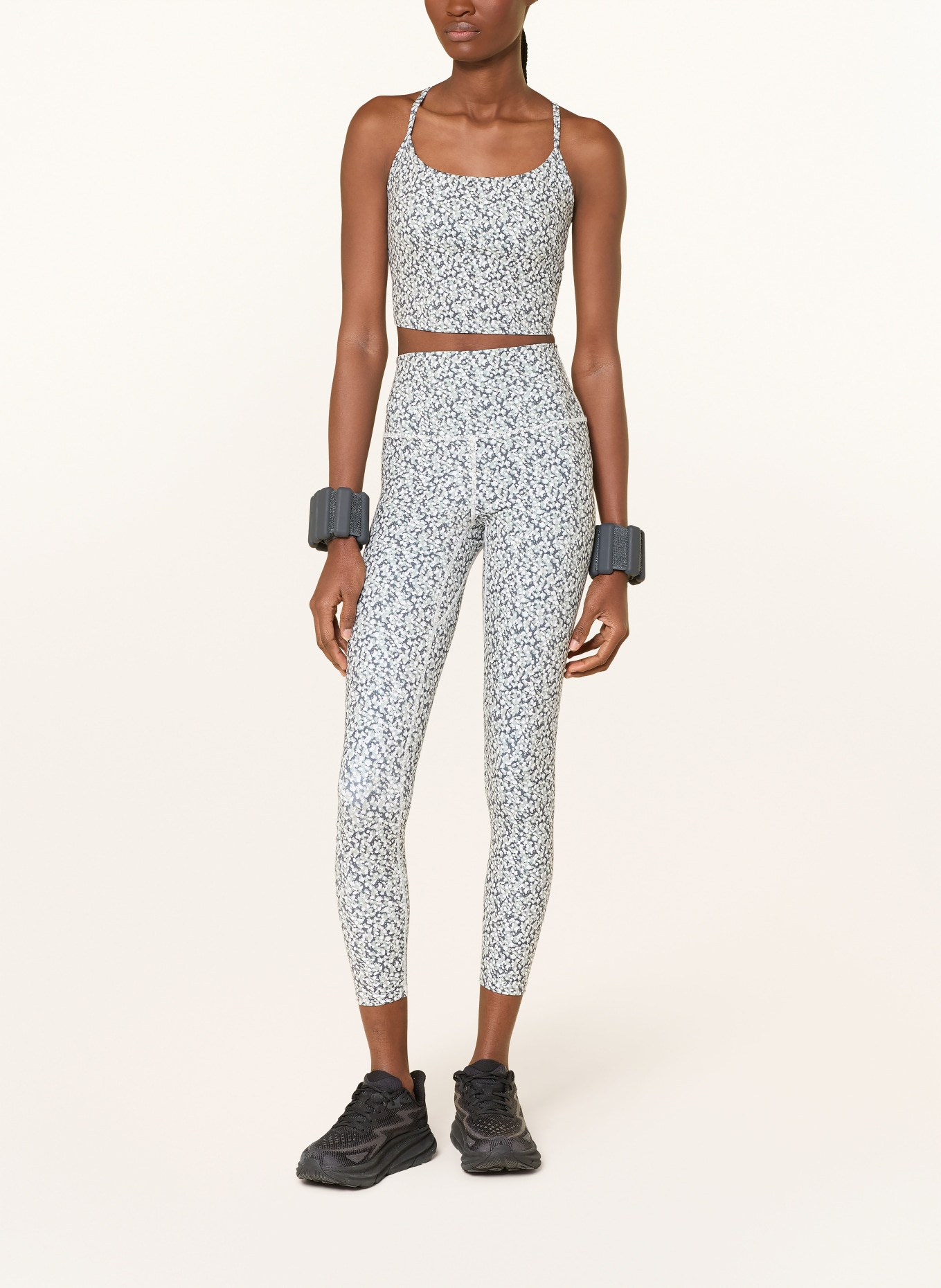 VARLEY Sportovní podprsenka HALREY: ZELENÁ / SVĚTLE ZELENÁ / BÍLÁ