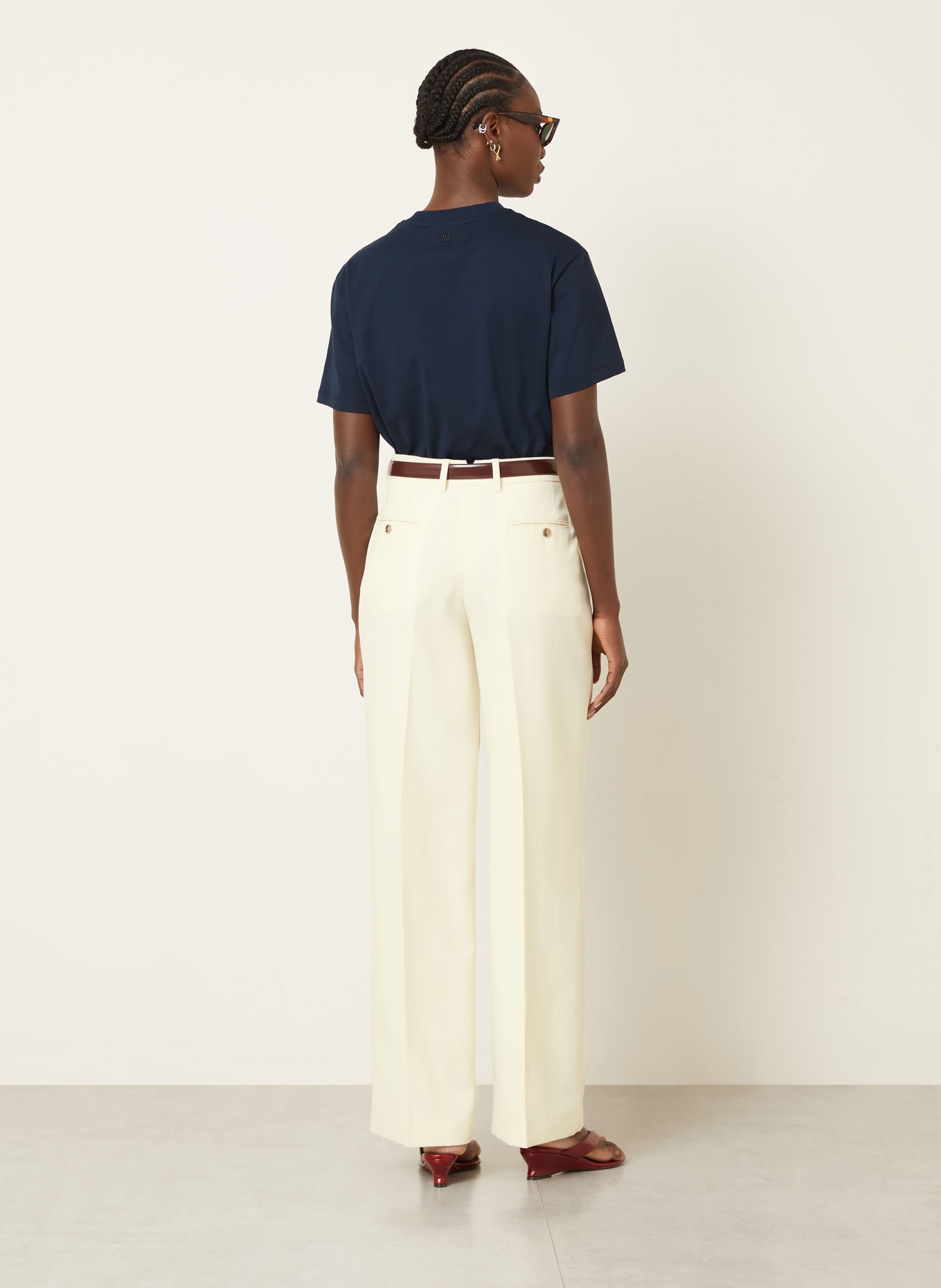 AMI PARIS T-Shirt: DUNKELBLAU