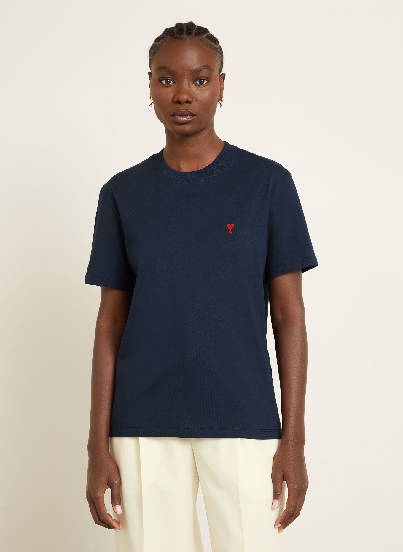 AMI PARIS T-Shirt: DUNKELBLAU