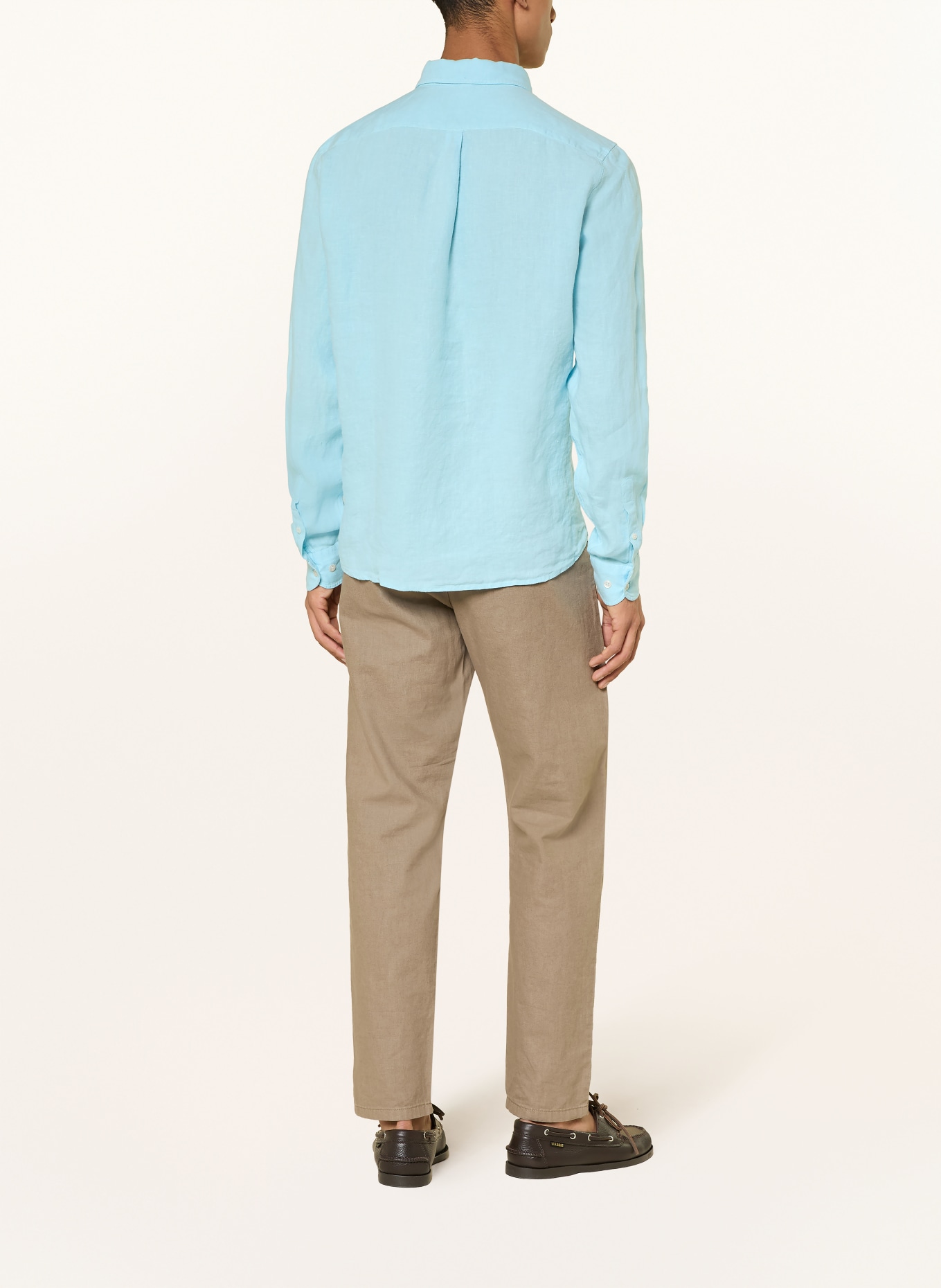 MAERZ MUENCHEN Leinenhemd Comfort Fit: TÜRKIS