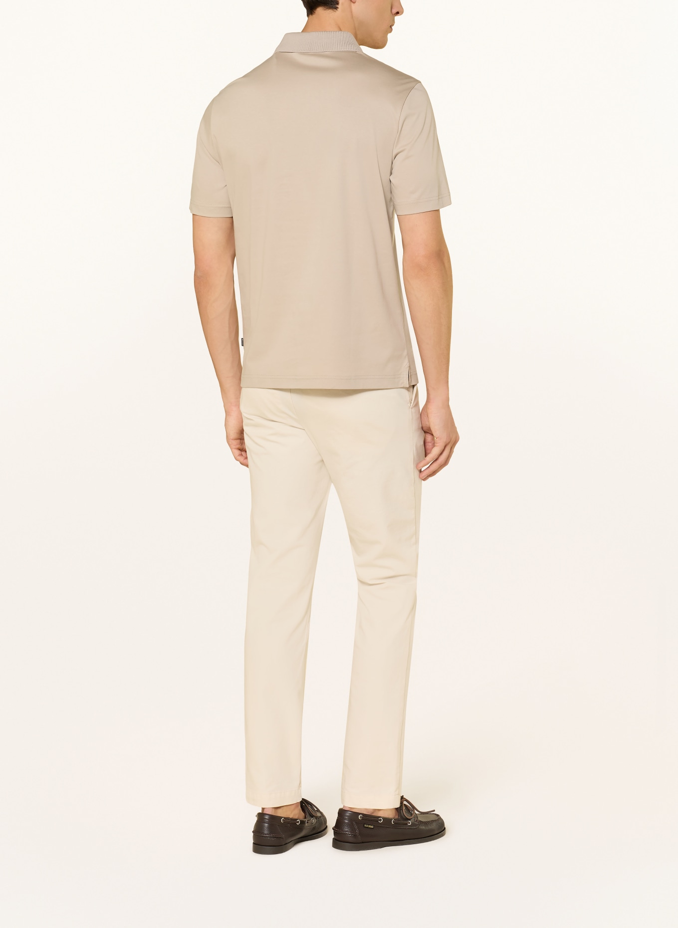 MAERZ MUENCHEN Jersey-Poloshirt: BEIGE