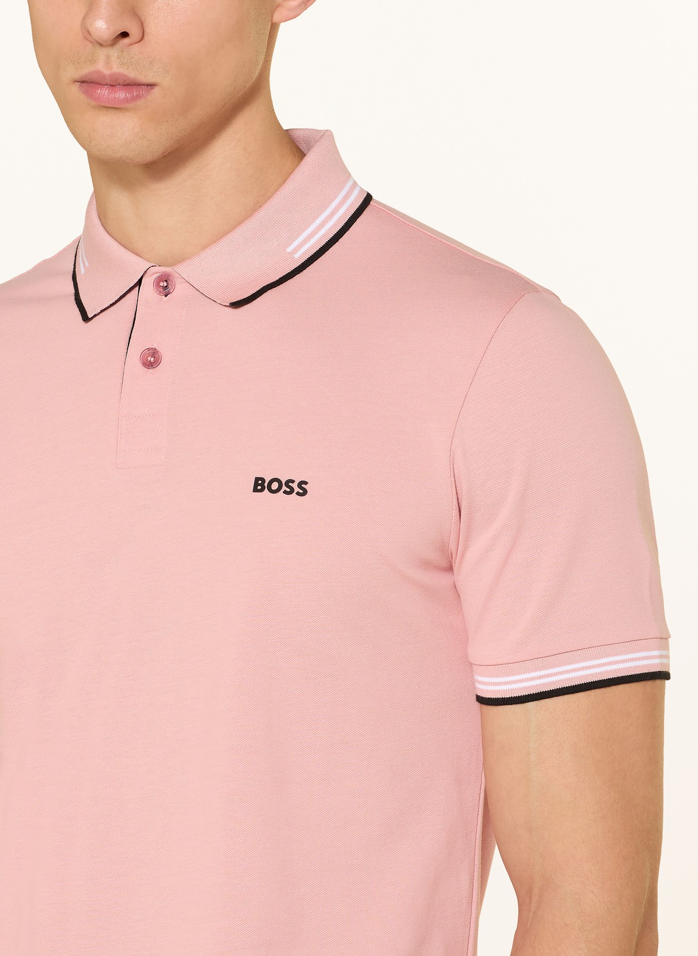 BOSS Piqué-Poloshirt PAUL Slim Fit: LACHS