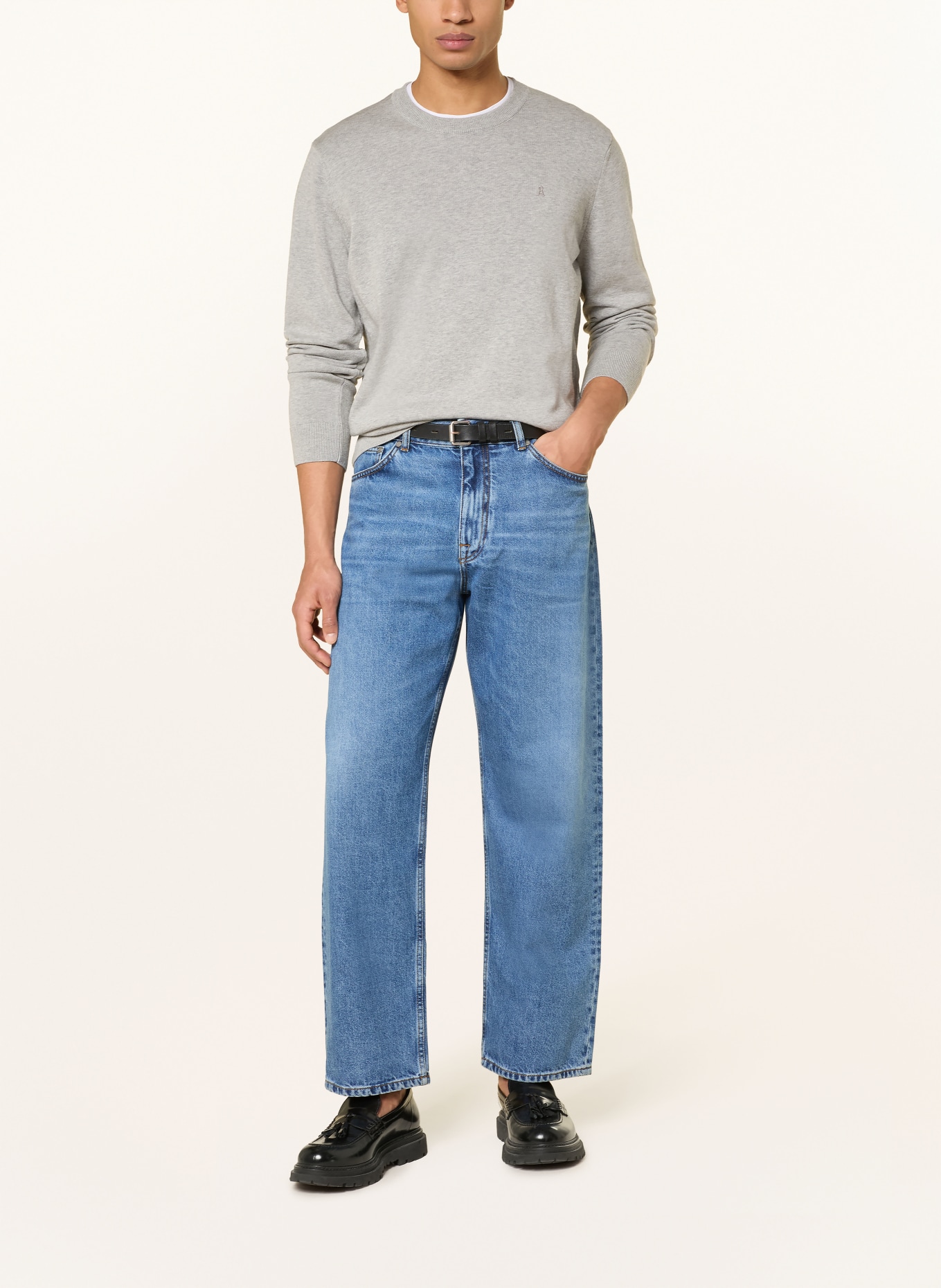 ARMEDANGELS Pullover LOUKAA: HELLGRAU