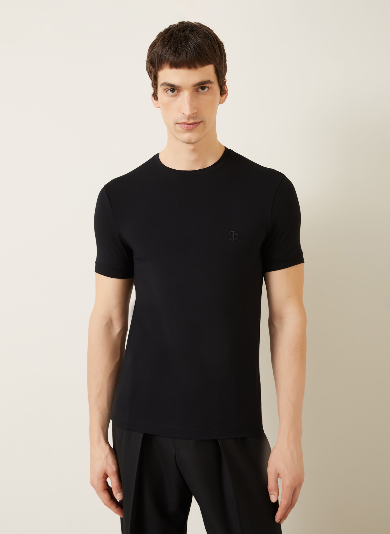 GIORGIO ARMANI T-shirt: BLACK