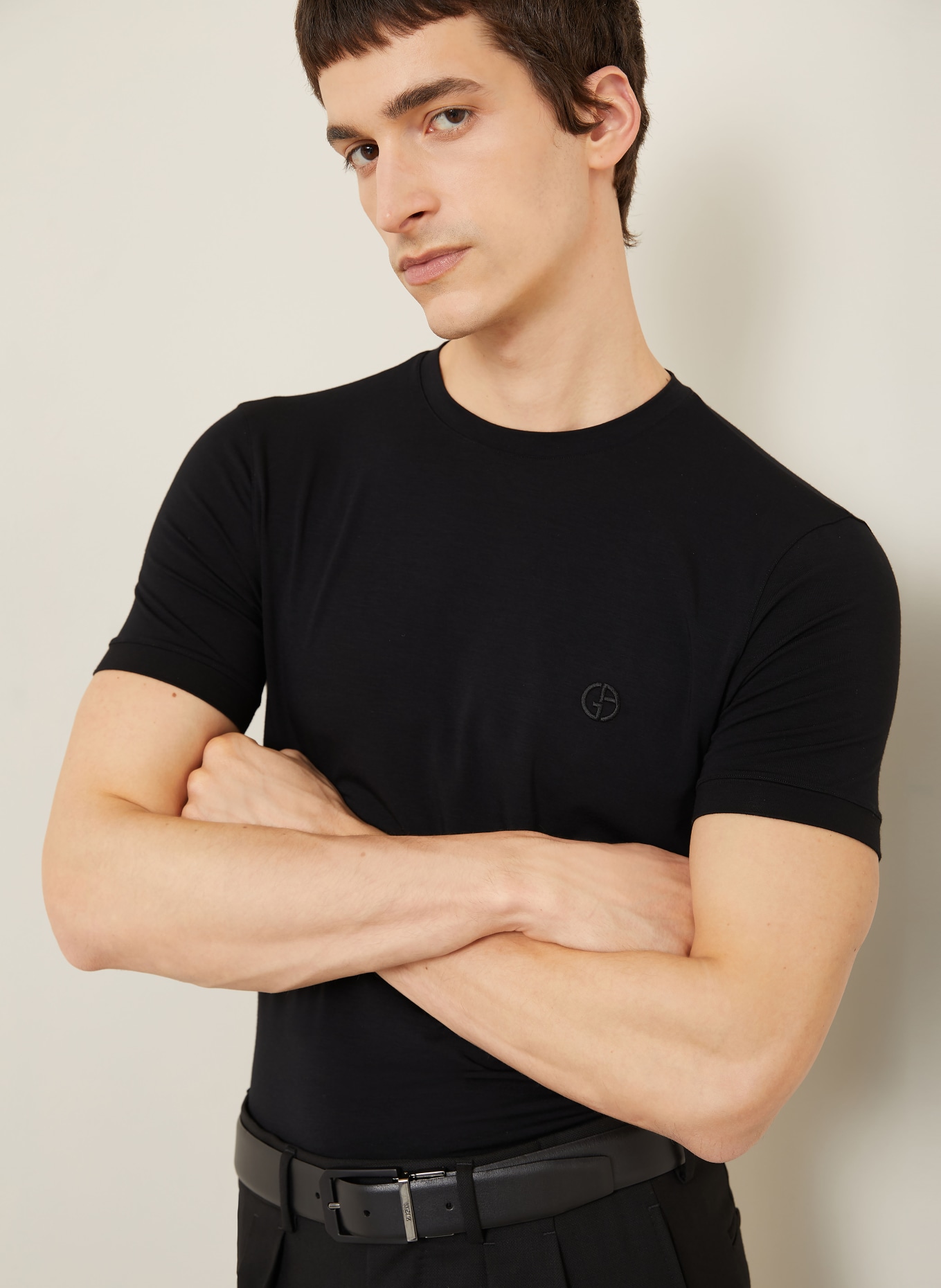 GIORGIO ARMANI T-shirt: BLACK