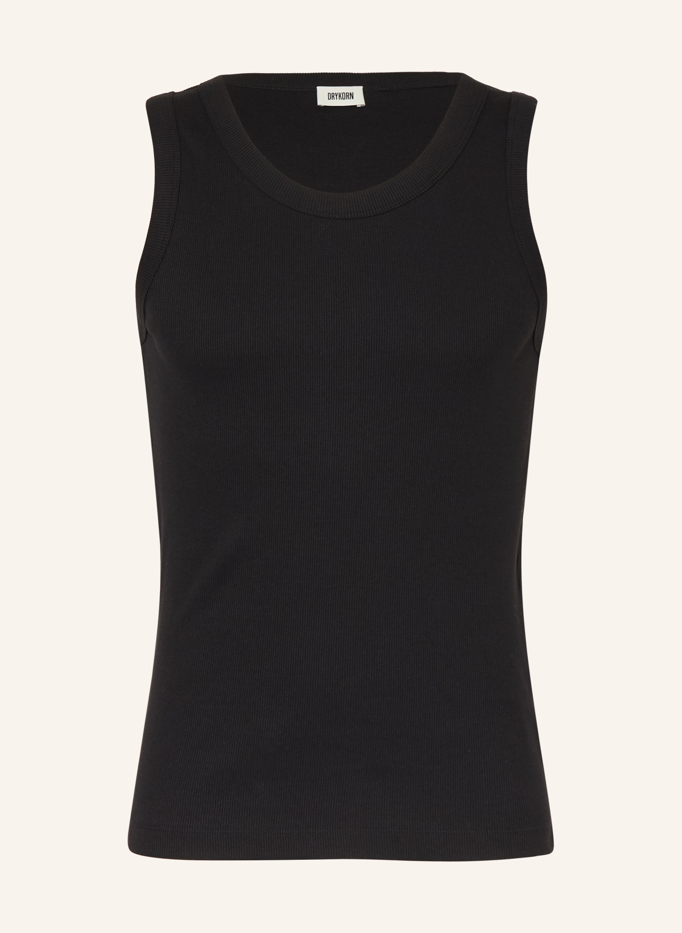 DRYKORN Tanktop NATHAN: SCHWARZ