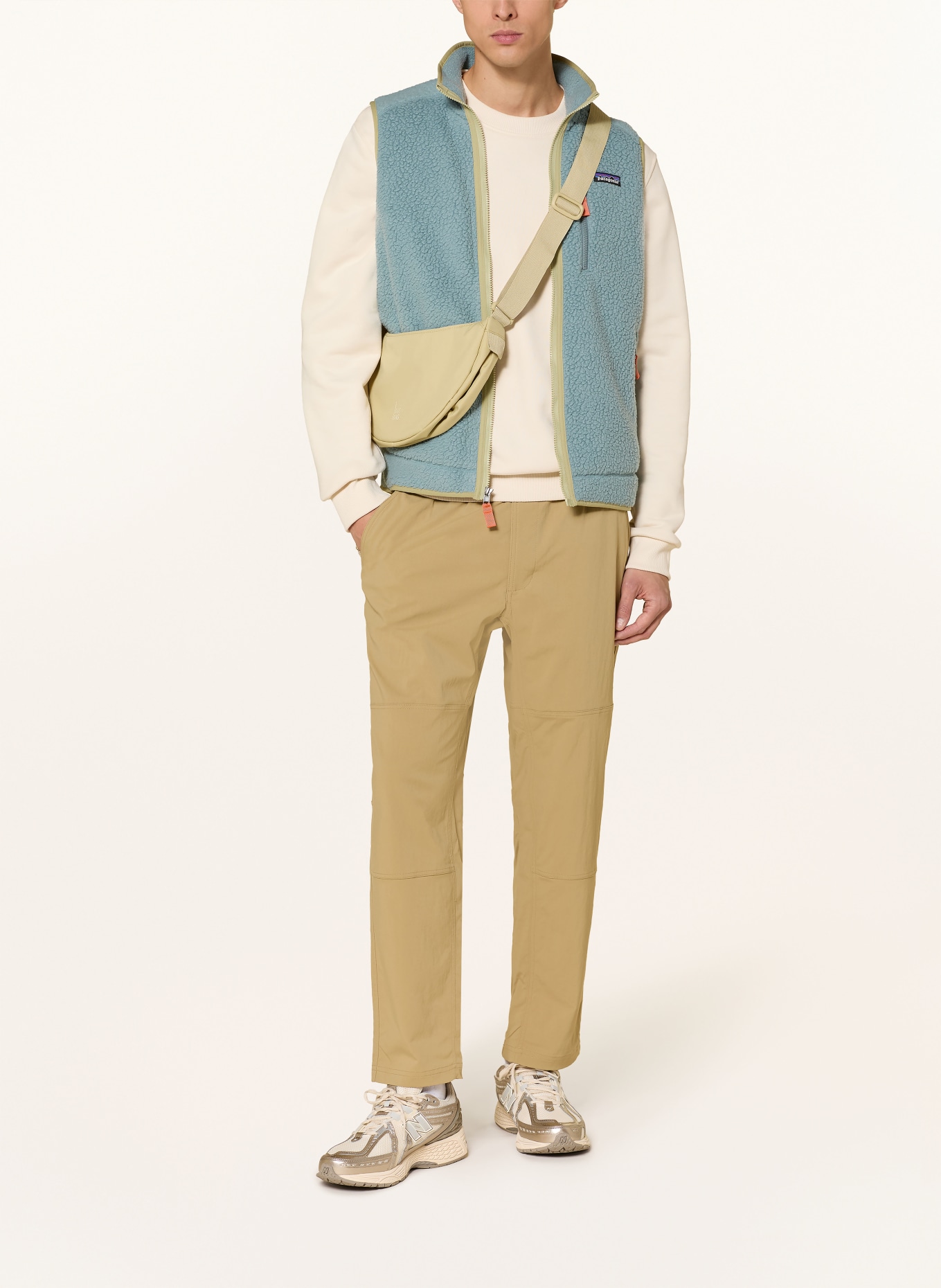 patagonia Fleecová vesta RETRO PILE: TYRKYSOVÁ / SVĚTLE ZELENÁ