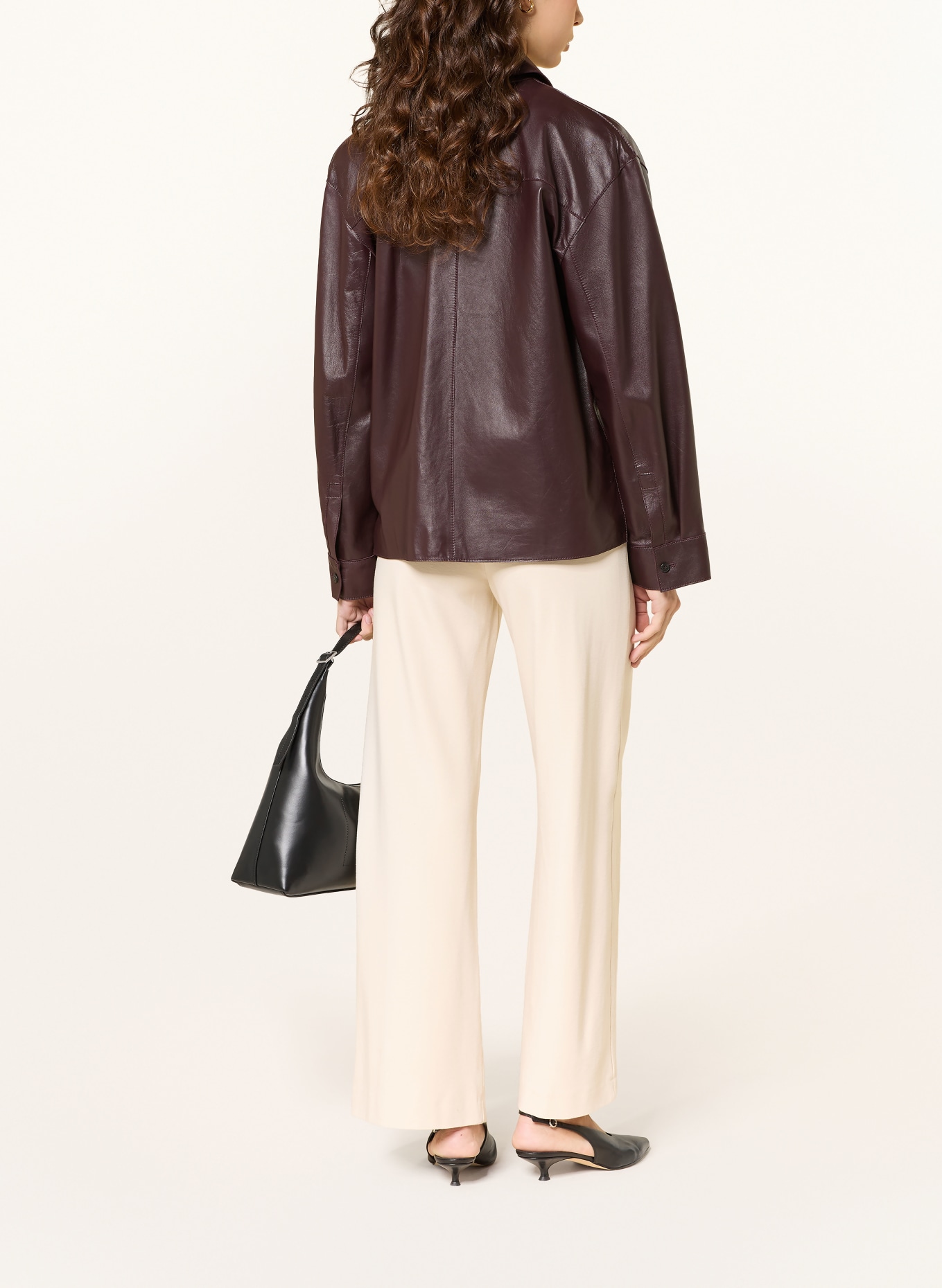 SEDUCTIVE Marlene kalhoty KIMBERLY z jersey: KRÉMOVÁ