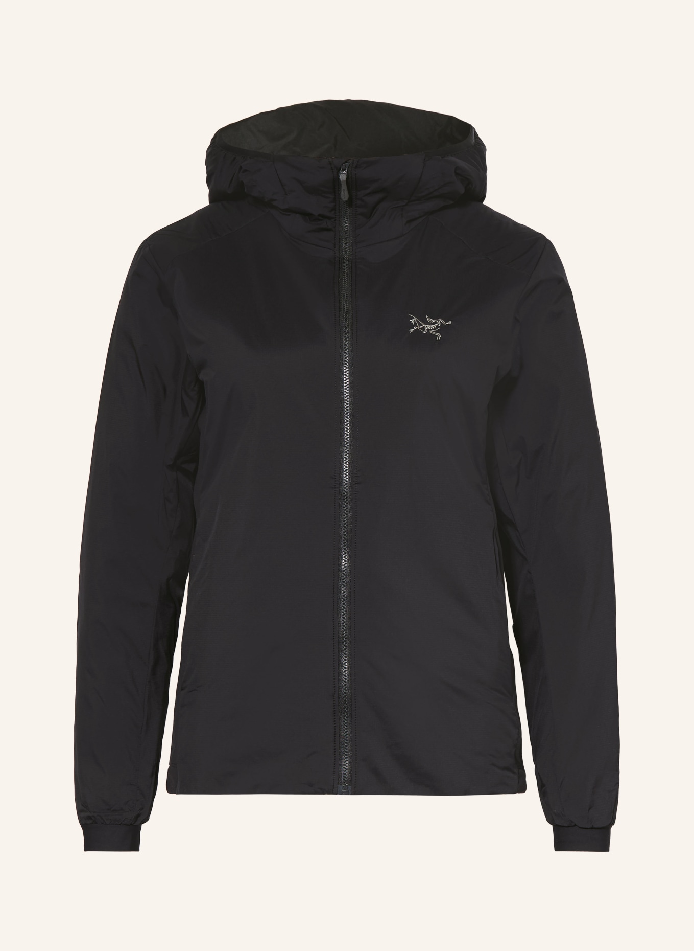 ARC'TERYX Funktionsjacke ATOM HOODY: SCHWARZ