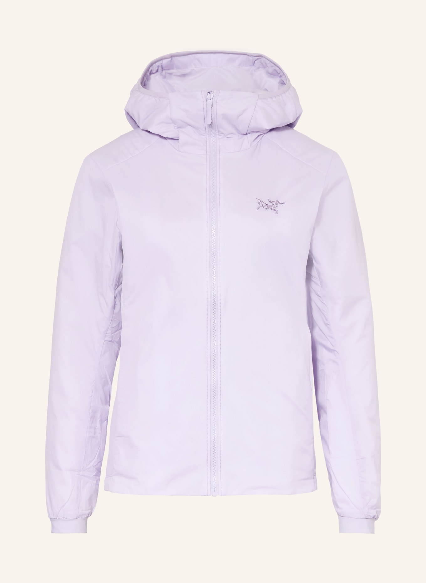 ARC'TERYX Funktionsjacke ATOM HOODY: HELLLILA
