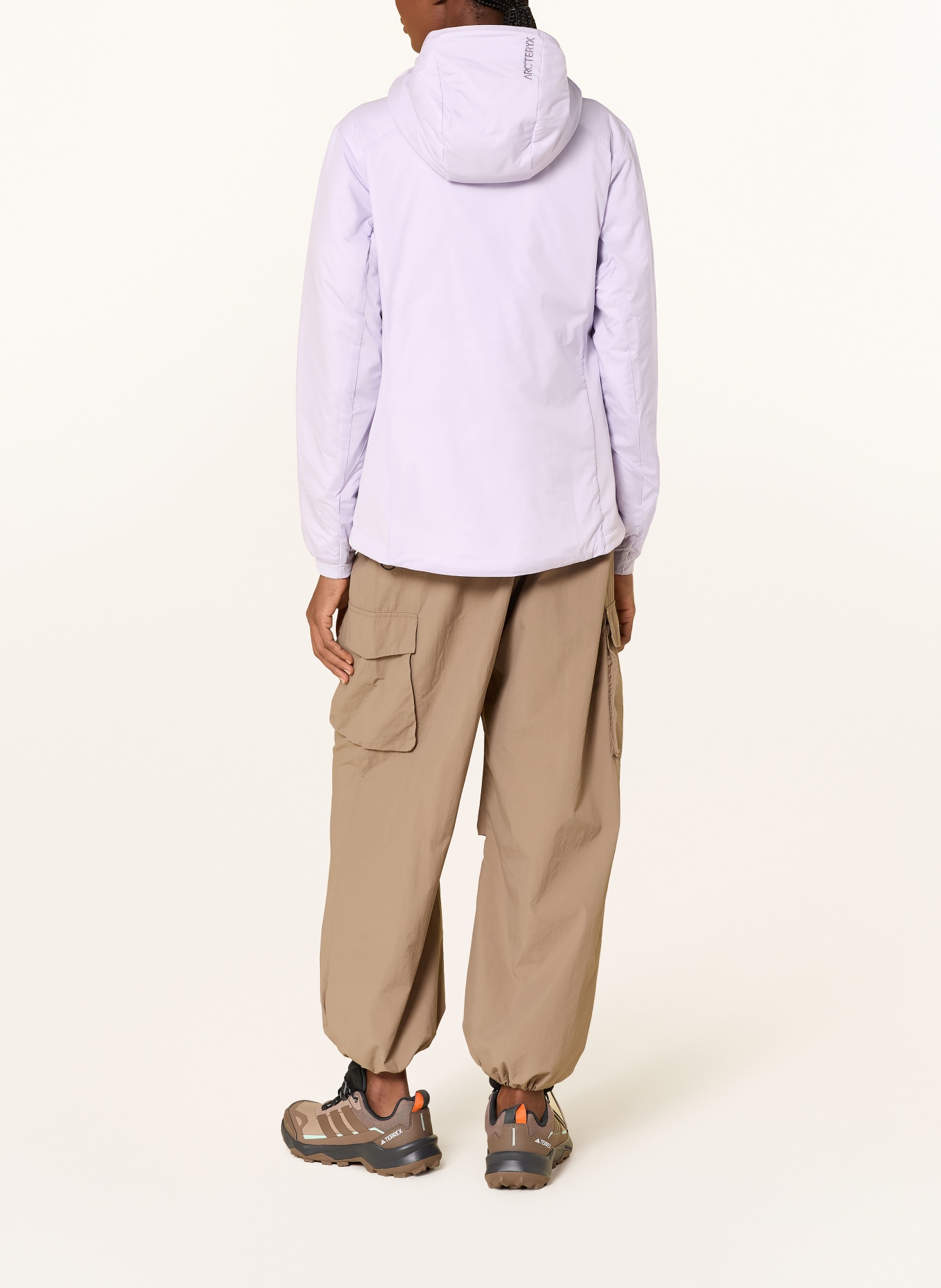 ARC'TERYX Funktionsjacke ATOM HOODY: HELLLILA