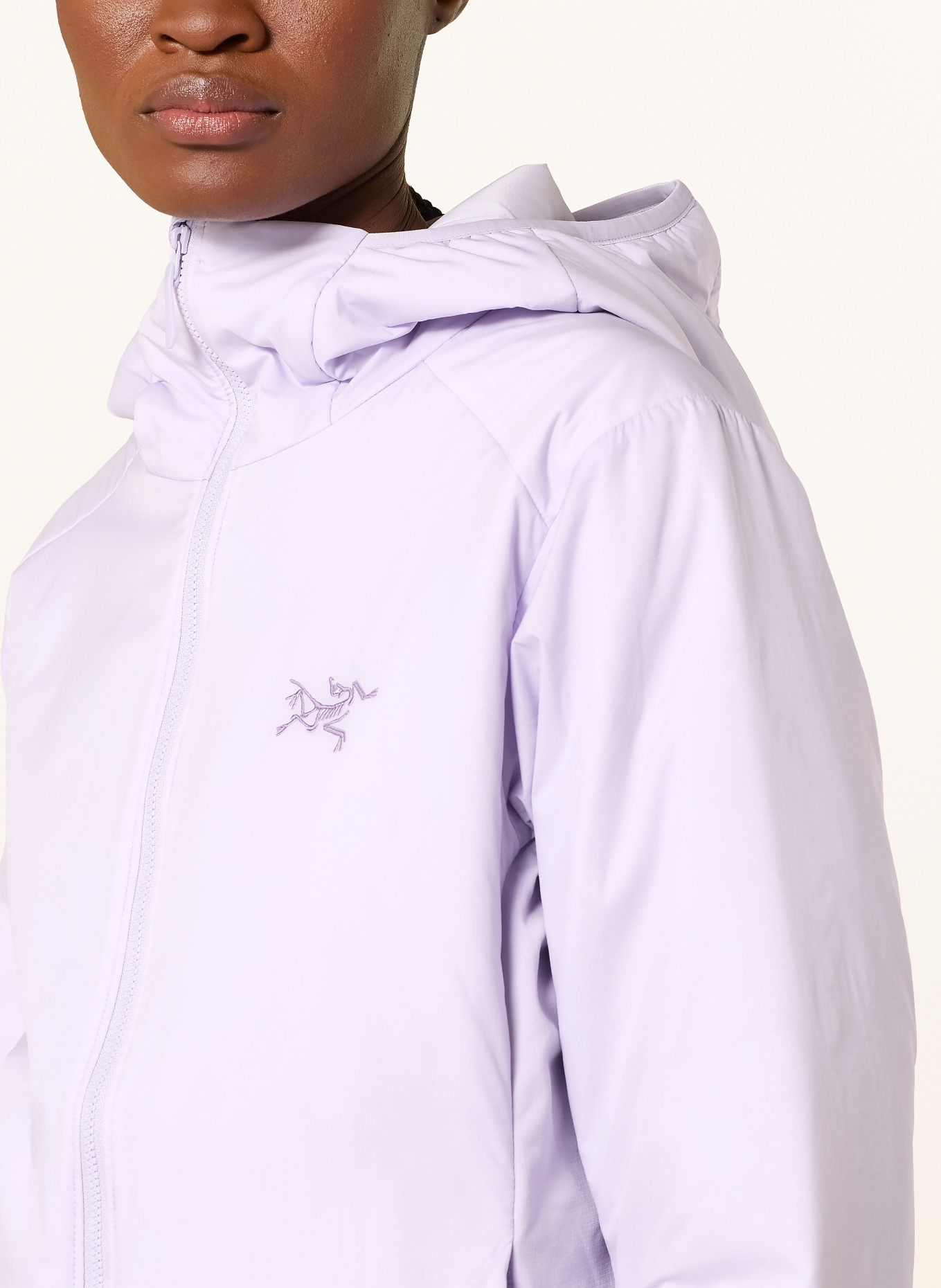 ARC'TERYX Funktionsjacke ATOM HOODY: HELLLILA