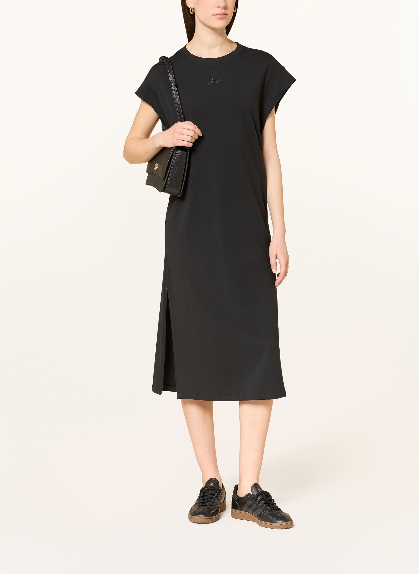 BOSS Jerseykleid EDRESS: SCHWARZ